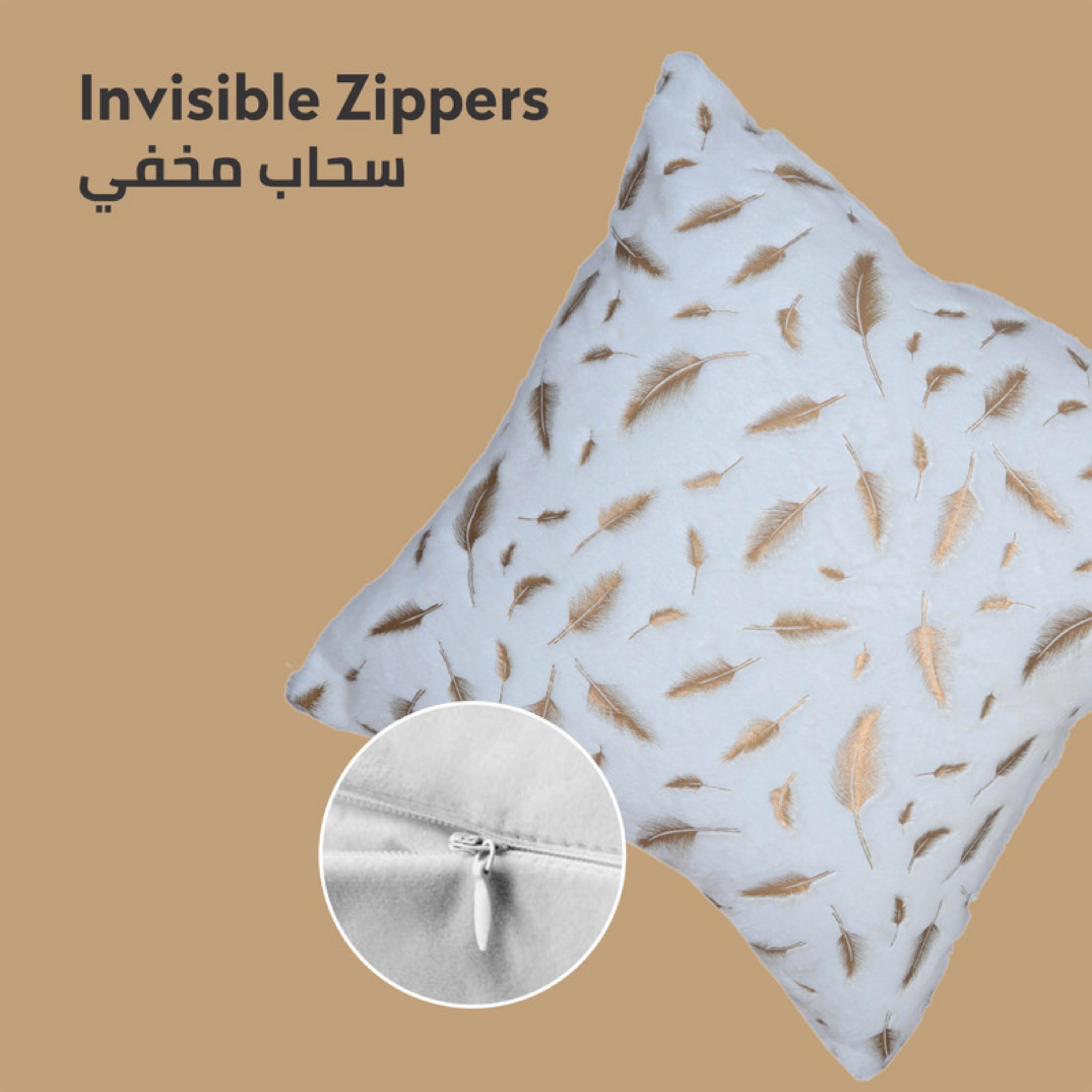 طقم غطاء وسادة بنمط الريش-household-cushionsandthrows-cushioncovers-image-34