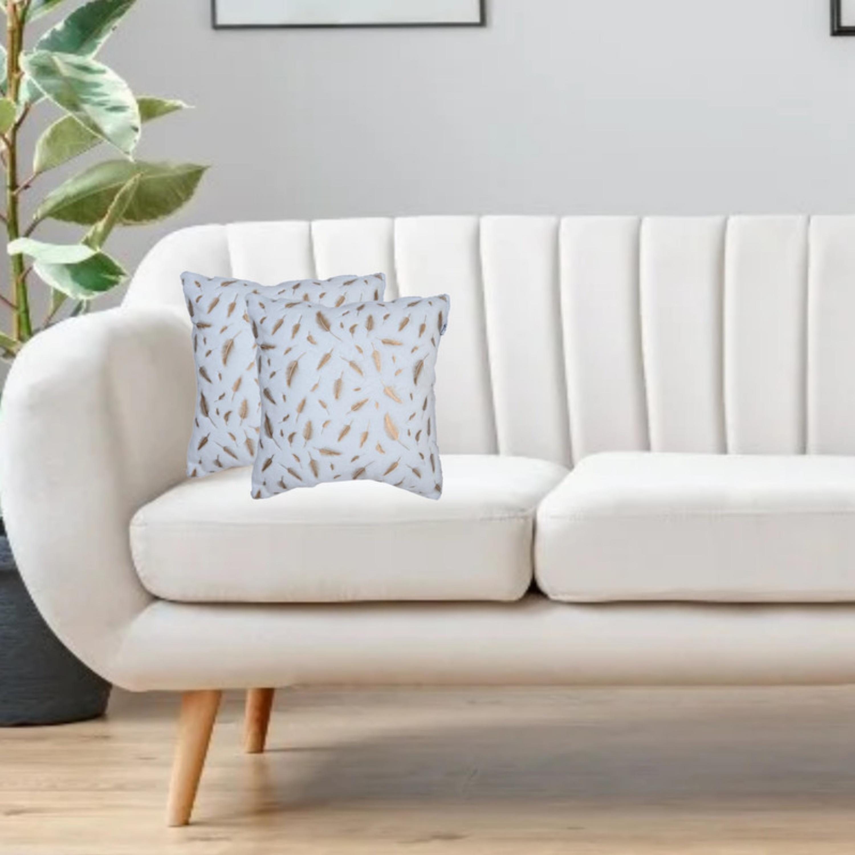 طقم غطاء وسادة بنمط الريش-household-cushionsandthrows-cushioncovers-image-35