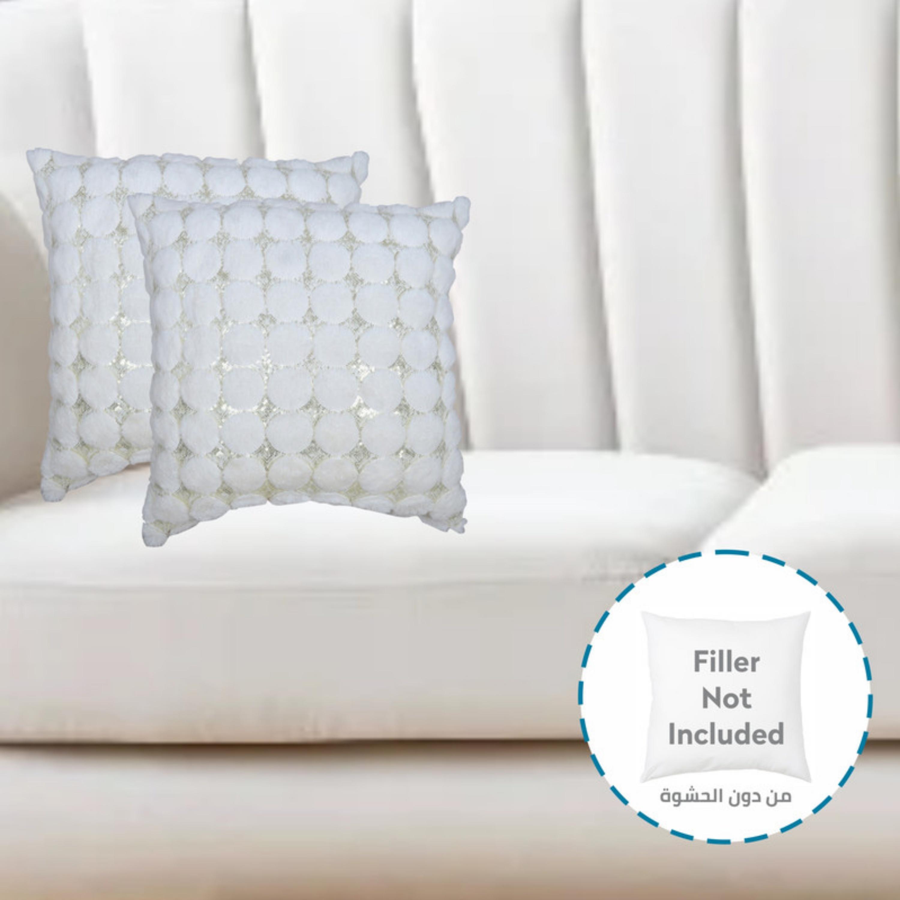 طقم غطاء وسادة بنمط الريش-household-cushionsandthrows-cushioncovers-image-1