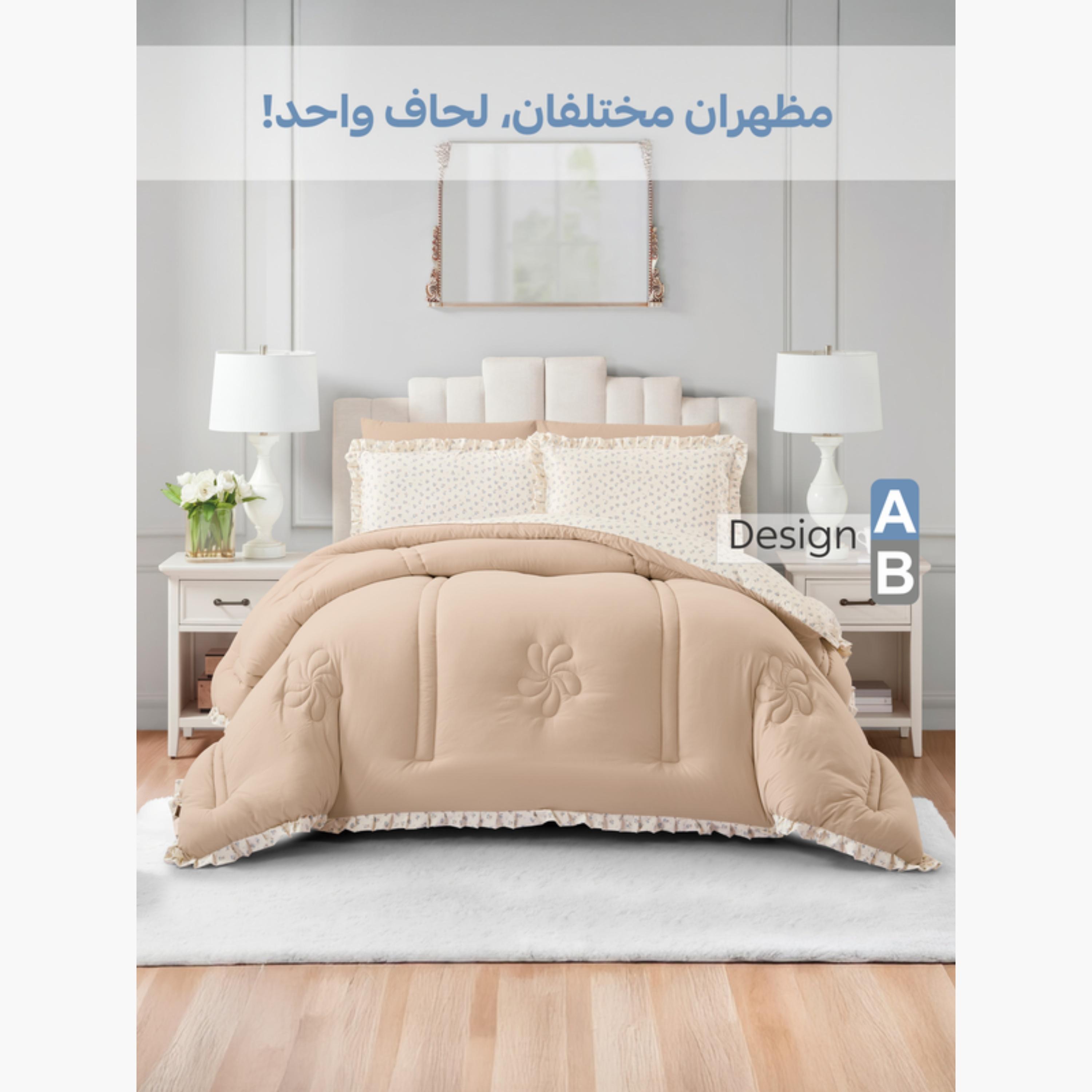 طقم لحاف قابل للعكس مع حواف مكشكشة-household-bedding-comfortersandbedspreads-comforters-image-37