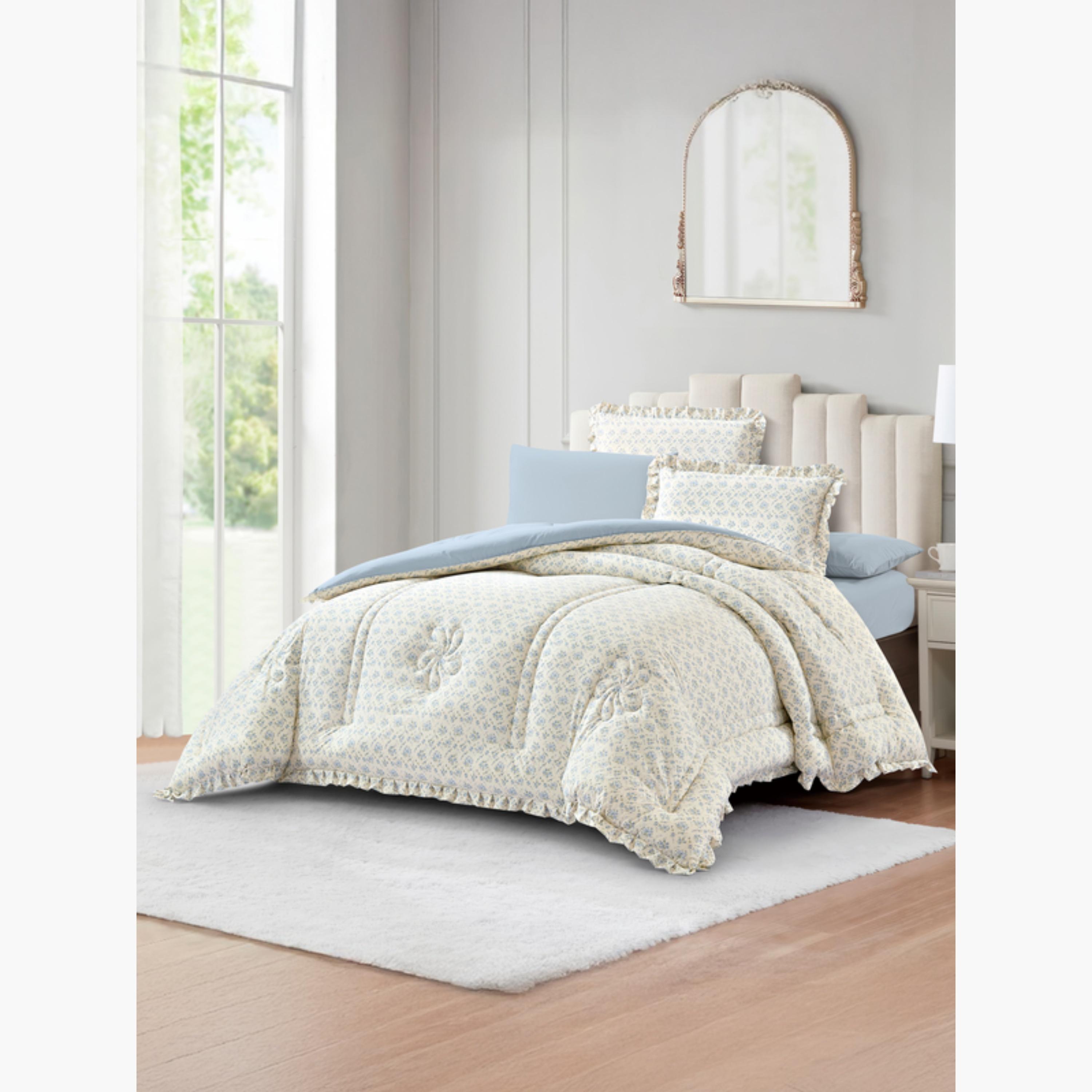 طقم لحاف قابل للعكس مع حواف مكشكشة-household-bedding-comfortersandbedspreads-comforters-image-49