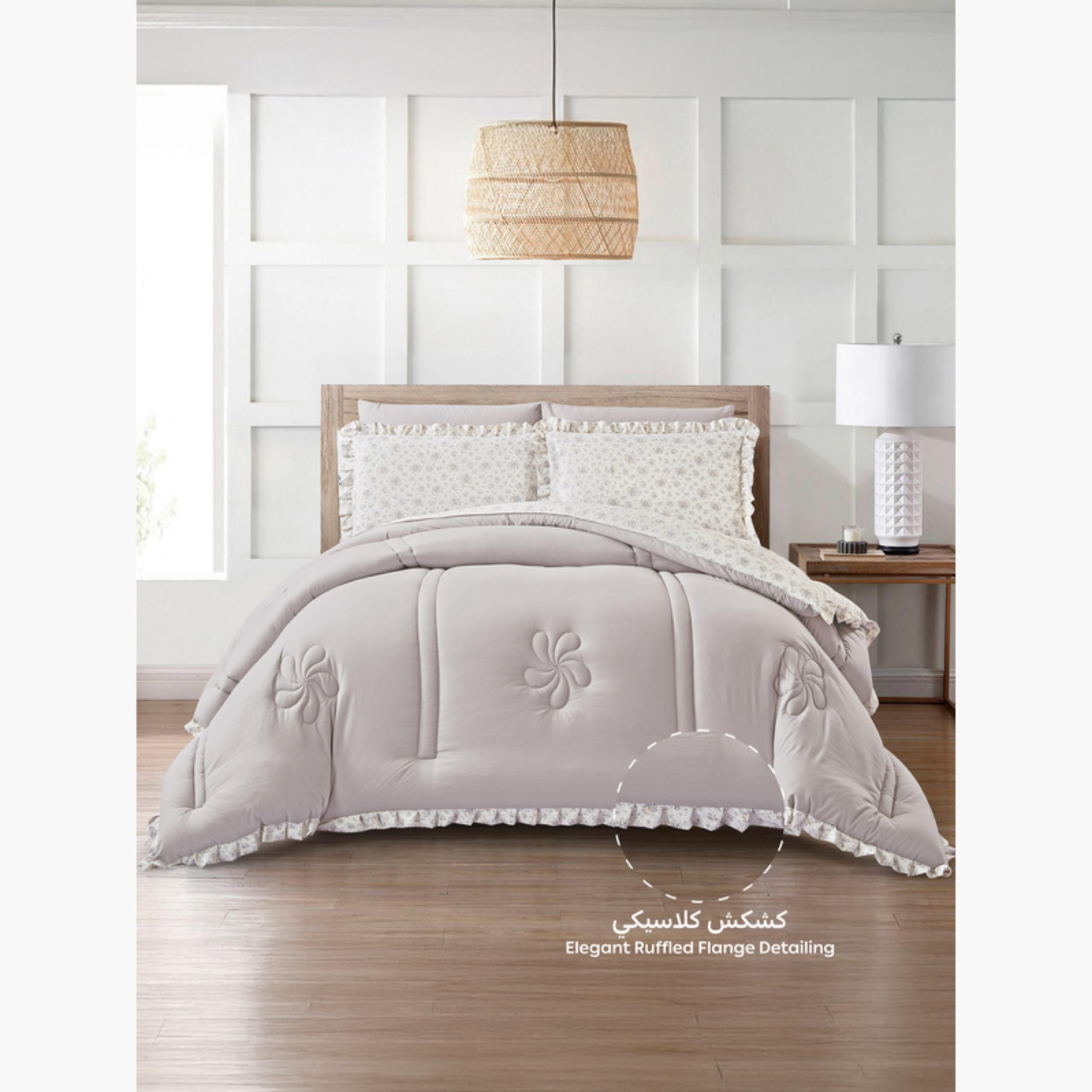 طقم لحاف قابل للعكس مع حواف مكشكشة-household-bedding-comfortersandbedspreads-comforters-image-62
