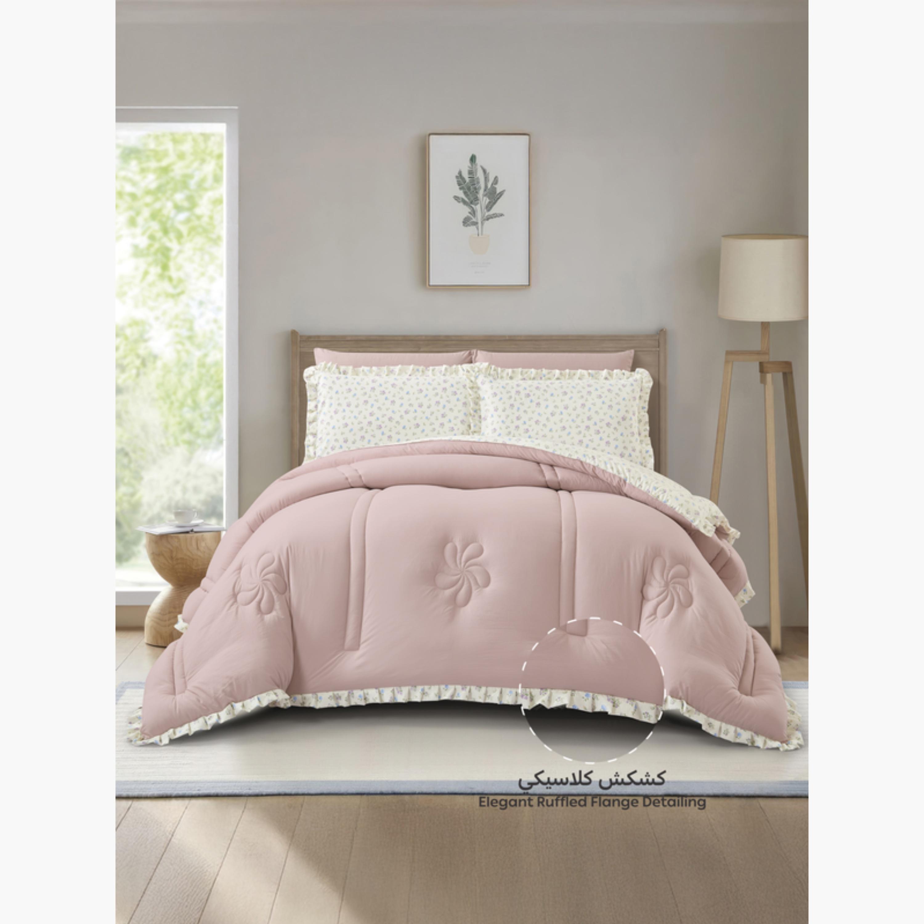 طقم لحاف مطبوع قابل للعكس-household-bedding-comfortersandbedspreads-comforters-image-35