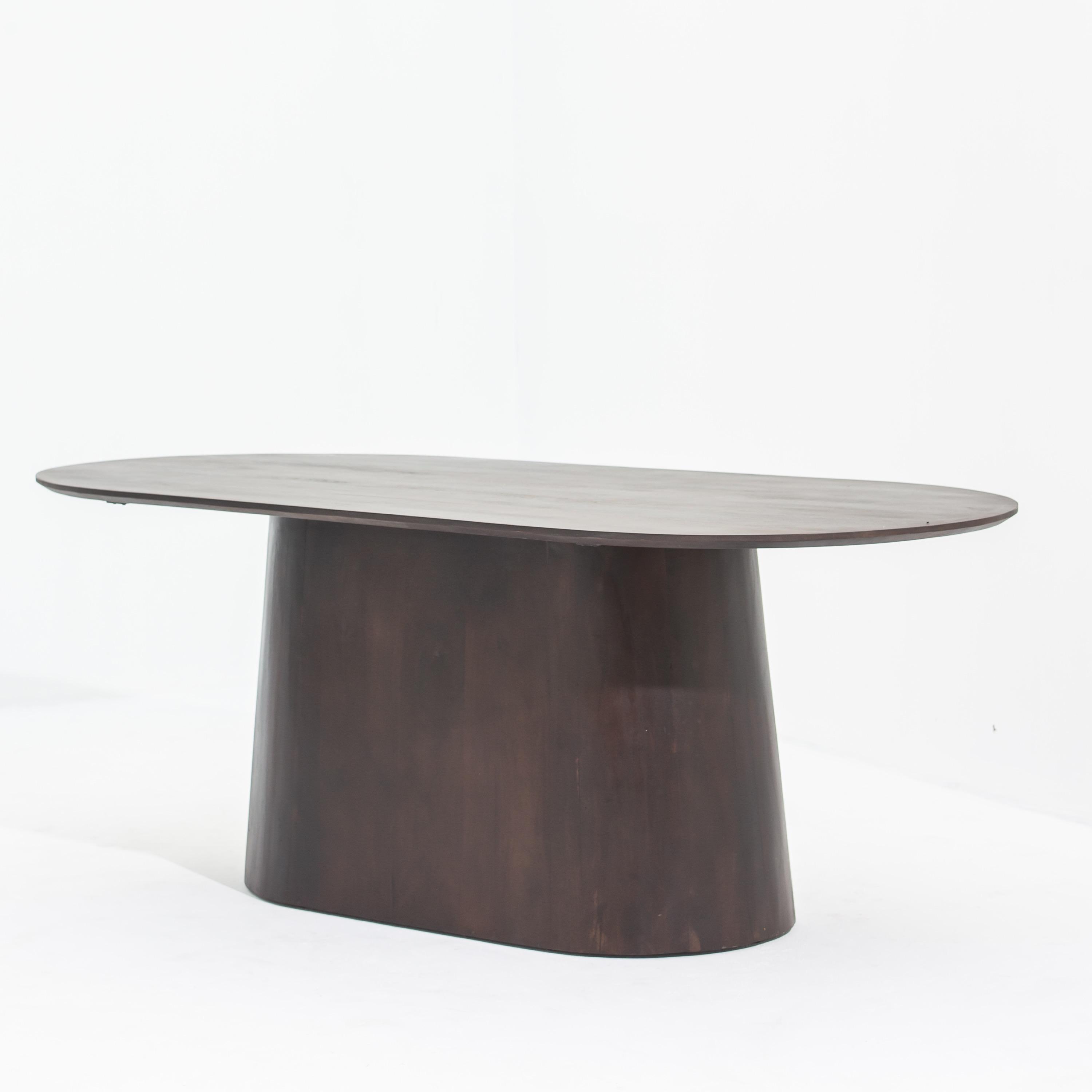 Art and Craft Danish 6-Seater Wooden Top Dining Table