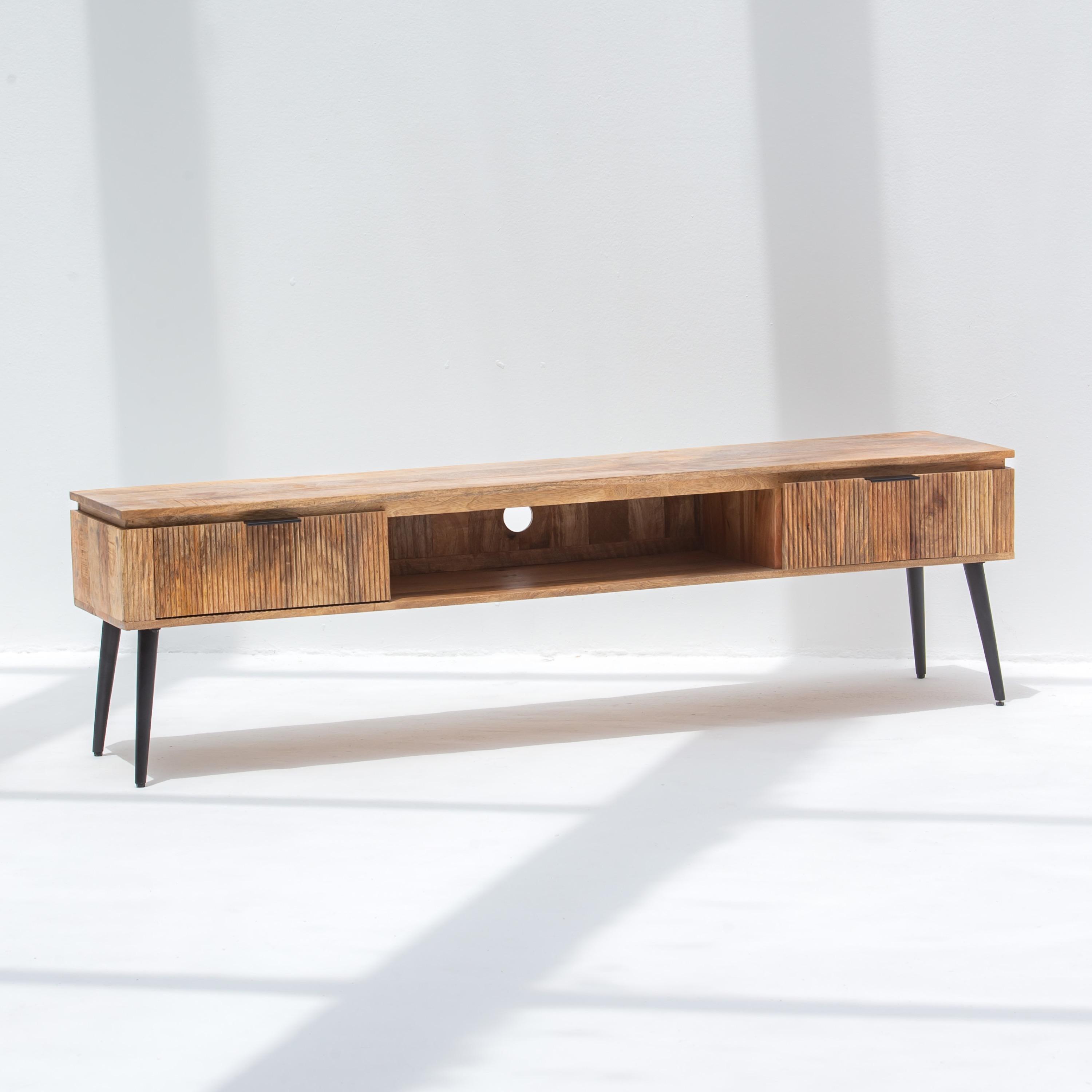 Art and Craft Fluteline TV Unit