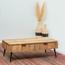 Art and Craft Fluteline Wooden Top Coffee Table-InfluencerCodes_Ramadan26_All_20012026-image-1