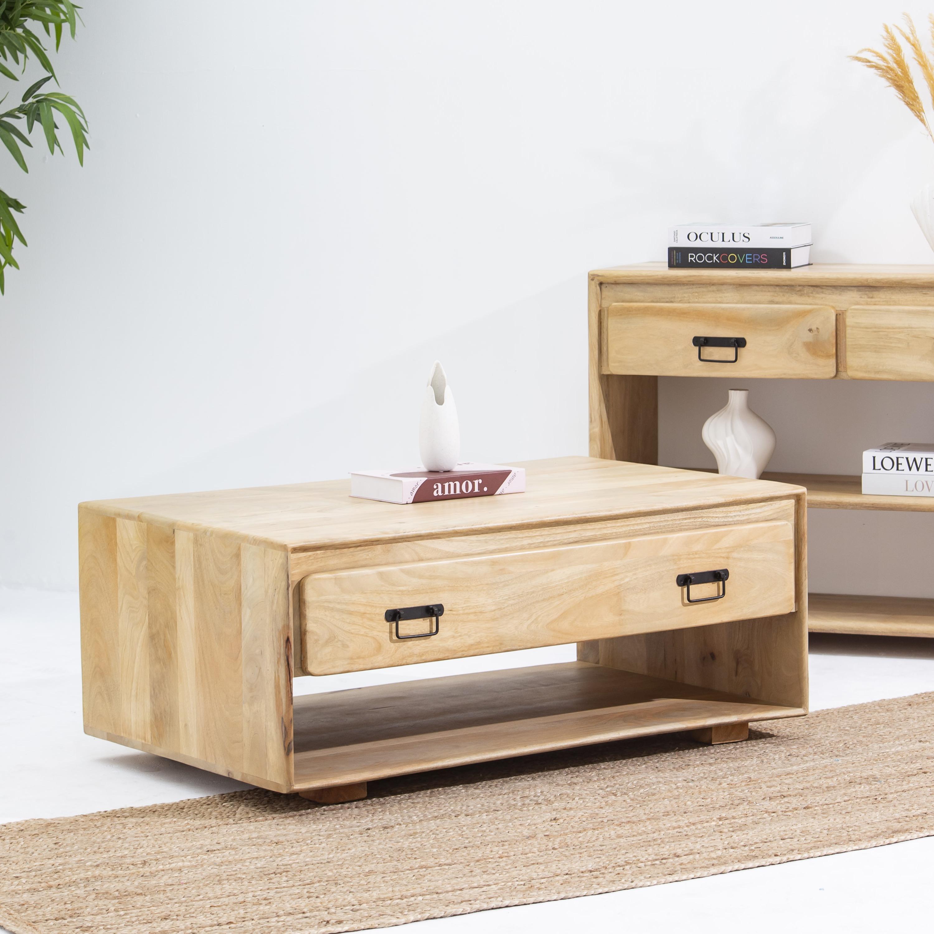 Art and Craft Venezia Wooden Top Coffee Table