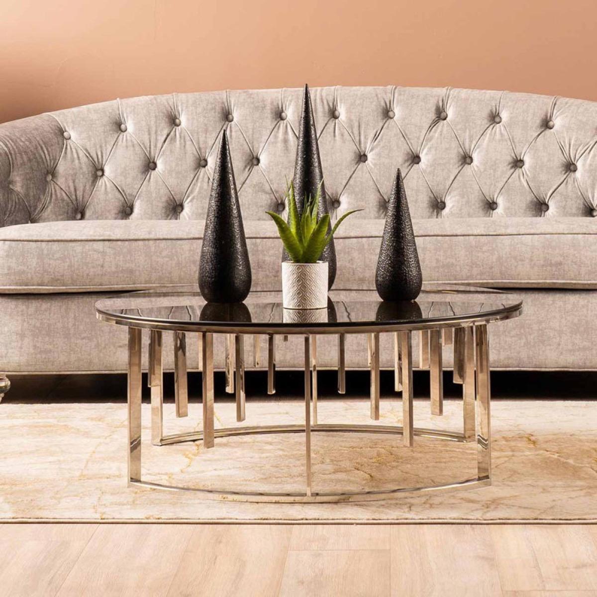 Owen Glass Top Coffee Table