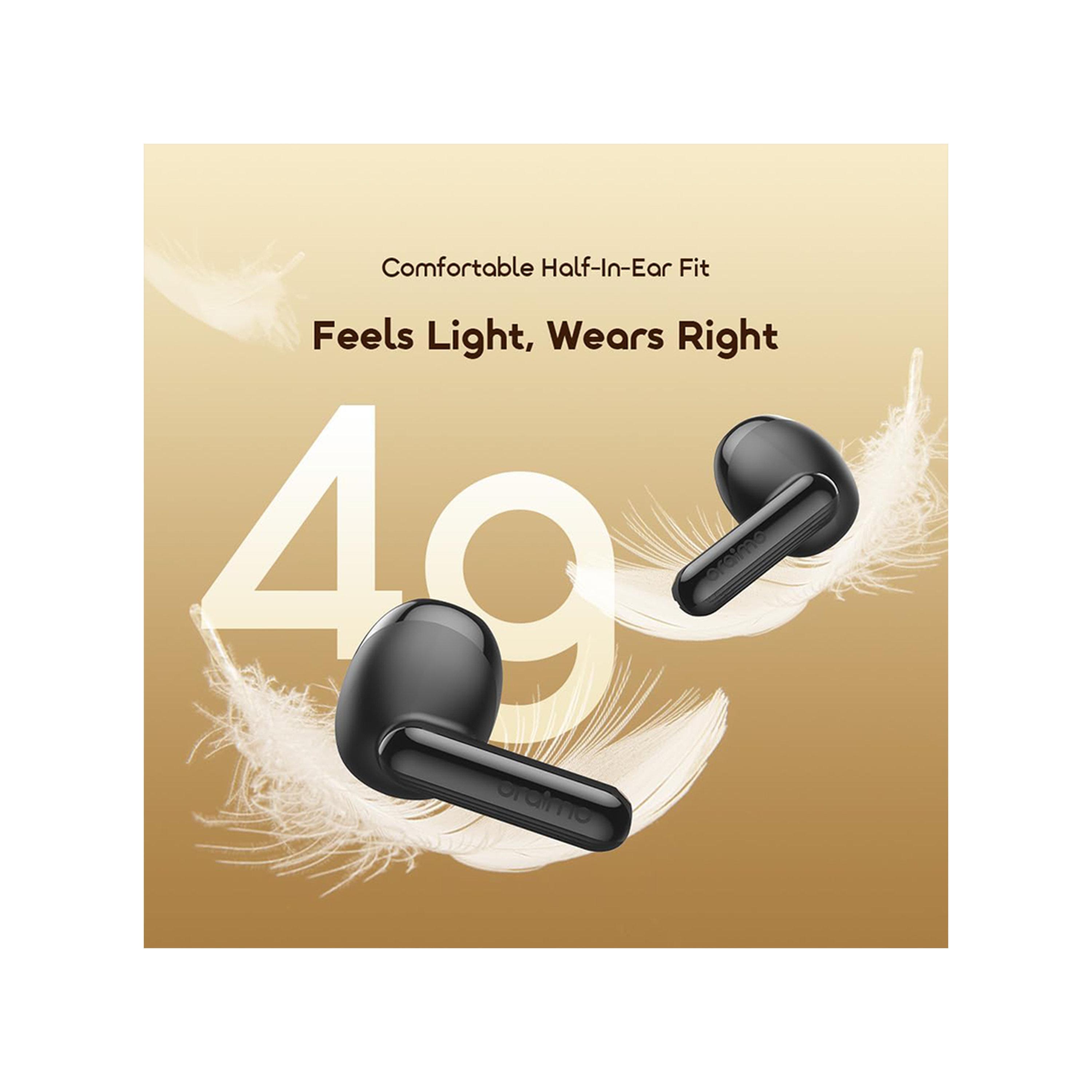 Oraimo SpaceBuds Air True Wireless Earbuds with Sound360 Spatial Audio - Black-electronics-headphonesandearphones-image-3