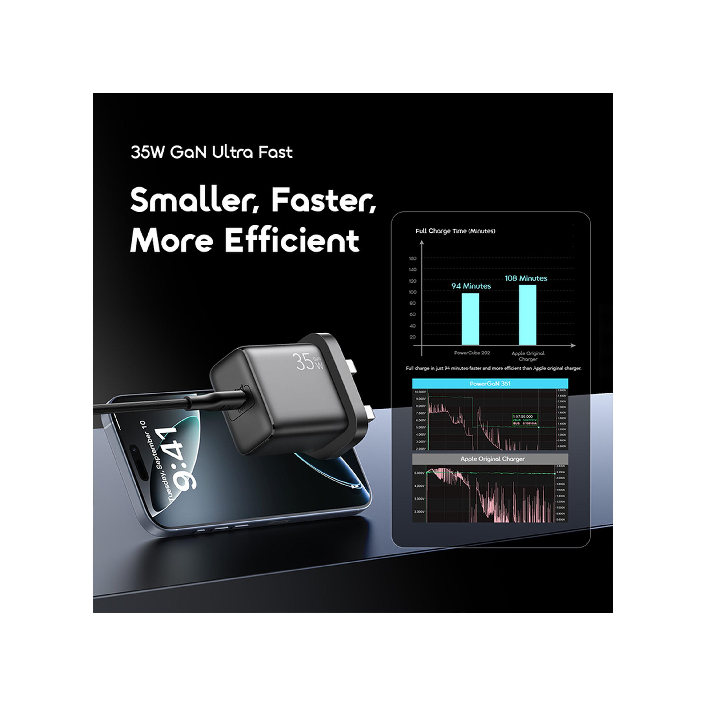 Oraimo Wall Charger USB-C Port 35W - Black-electronics-accessories-mobileaccesories-image-3