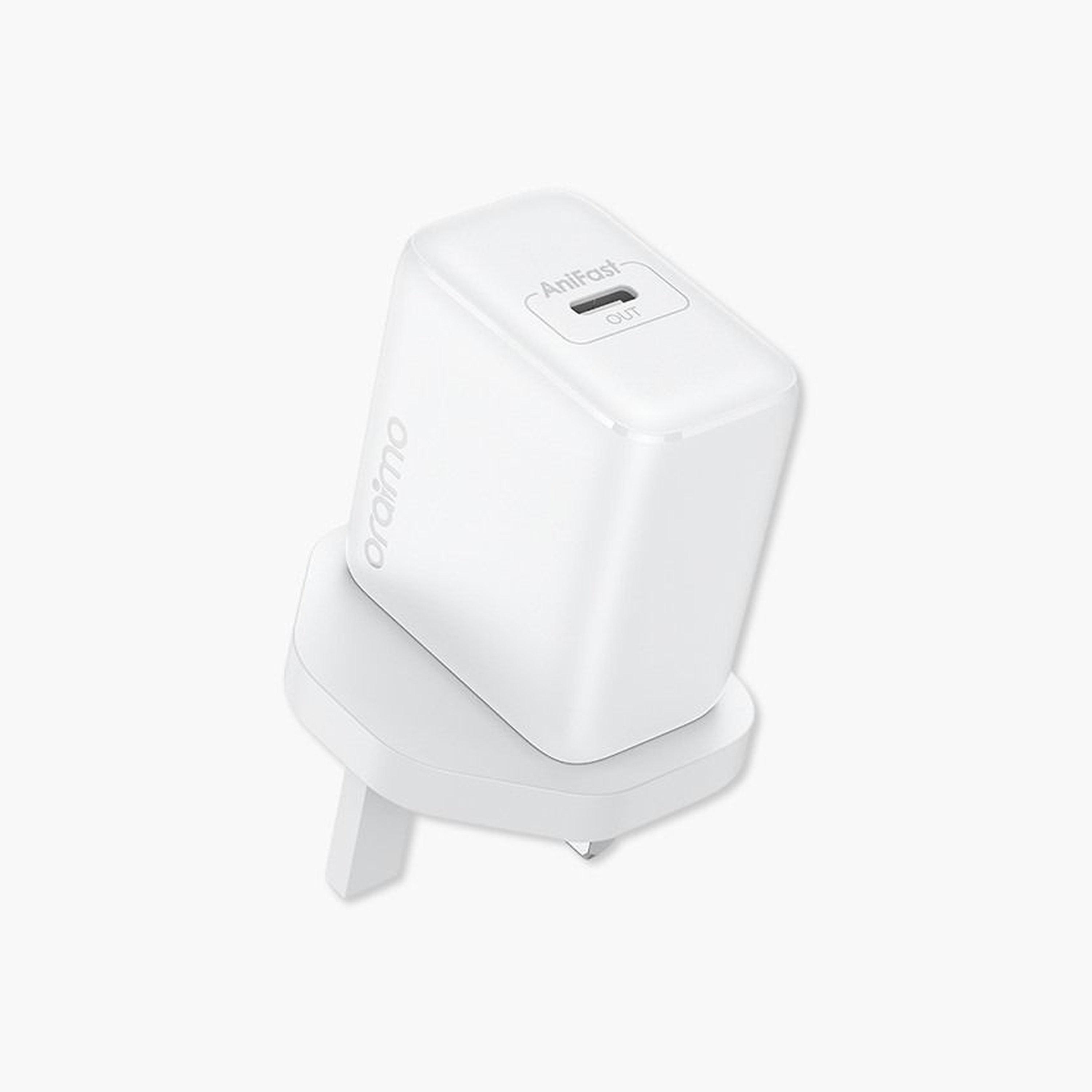 Oraimo Wall Charger USB-C Port 35W - Black-electronics-accessories-mobileaccesories-image-1