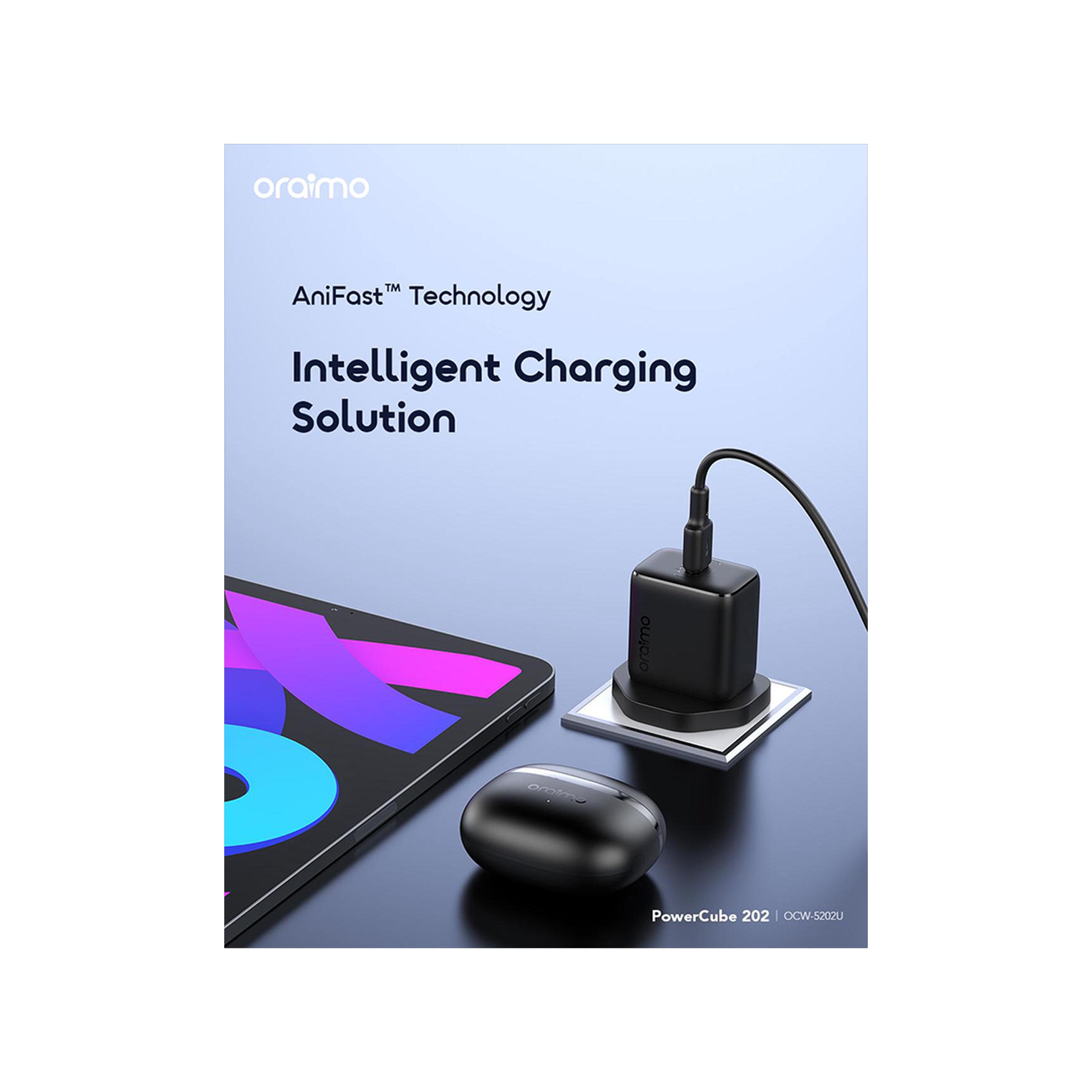 Oraimo Wall Charging USB-C Port 20W - Black-electronics-accessories-mobileaccesories-image-4