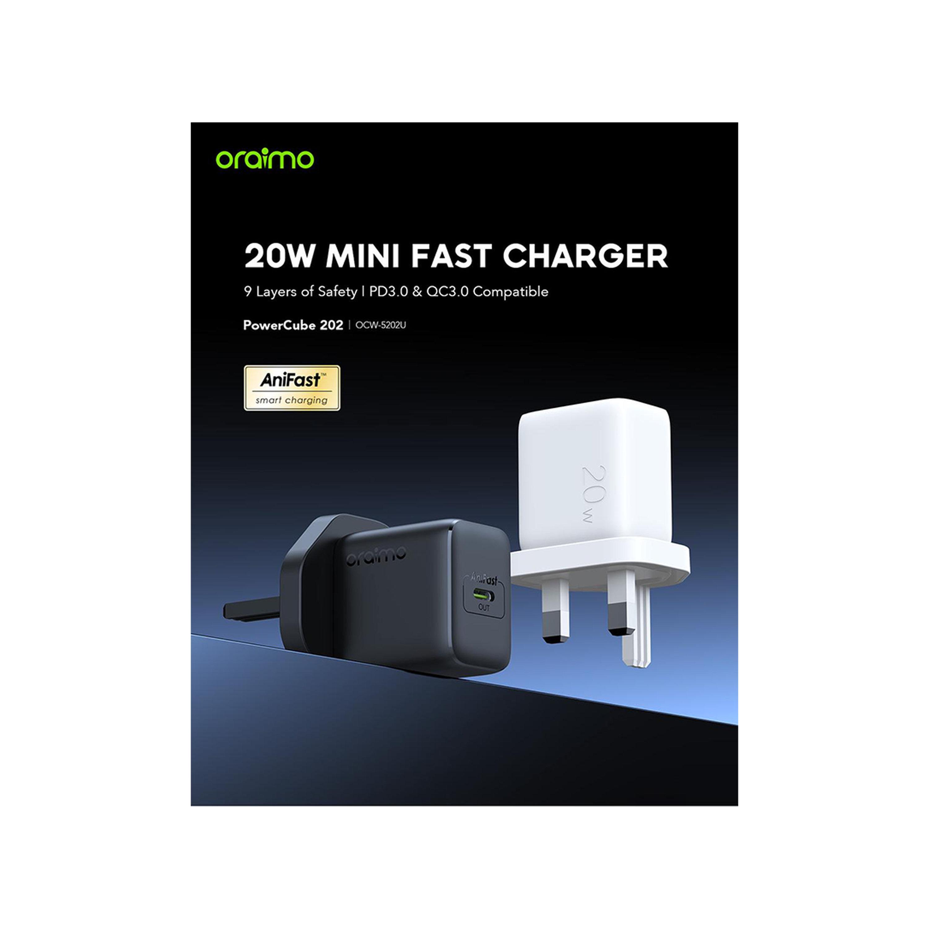 Oraimo Wall Charging USB-C Port 20W - Black-electronics-accessories-mobileaccesories-image-5