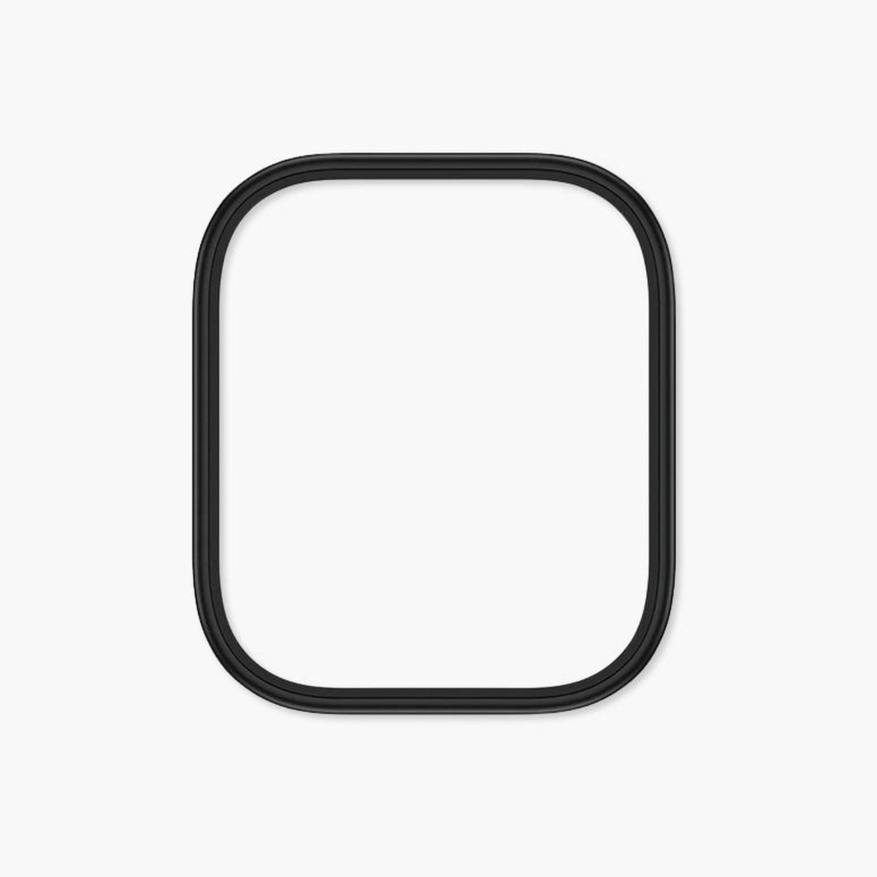 Panzer Glass Screen Protector with Black Metal Frame Apple Watch 46mm - Clear-electronics-accessories-wearableaccesories-image-1
