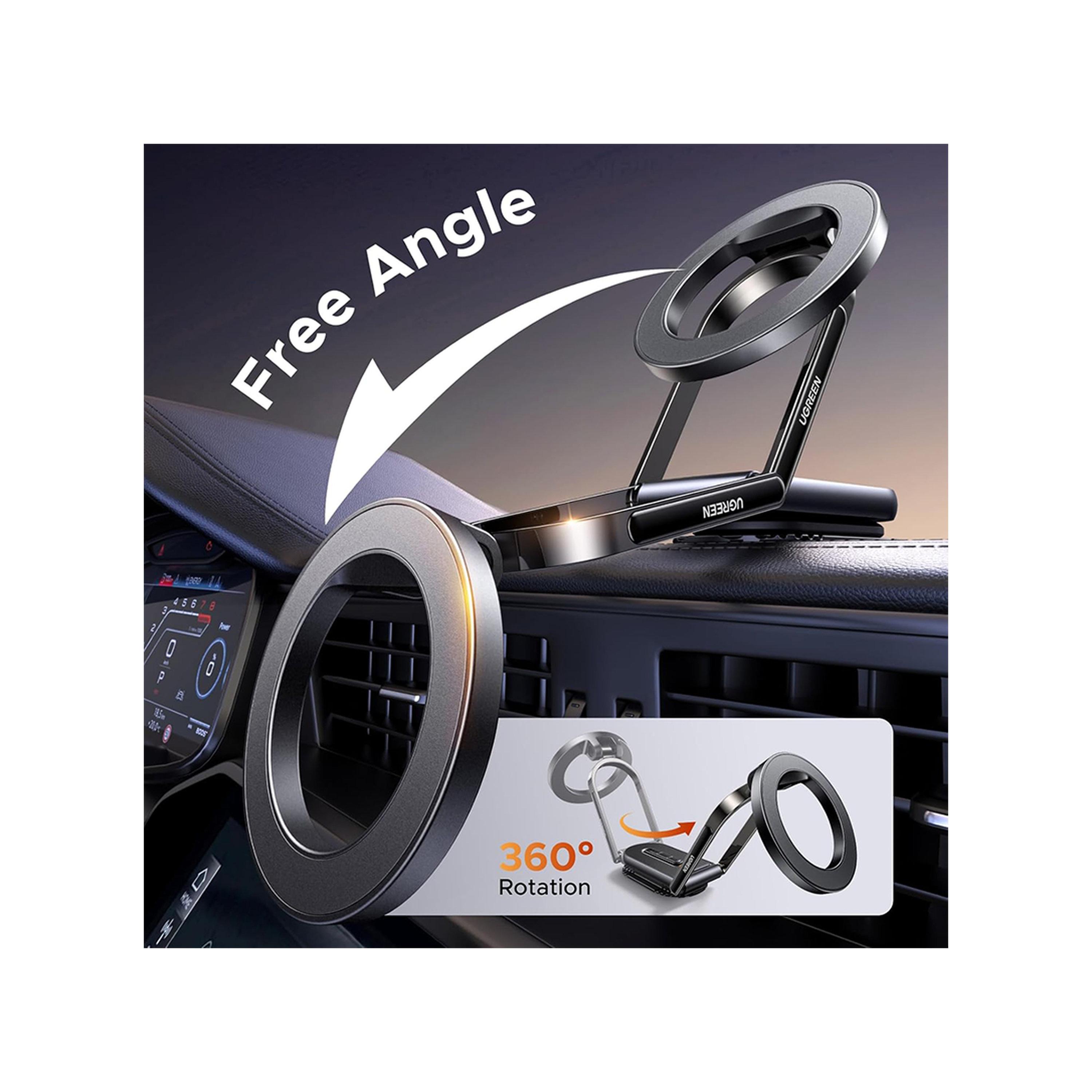 Ugreen Car Mount Dashboard 360° Rotation Magnetic Phone Holder MagSafe - Grey-electronics-accessories-mobileaccesories-image-5