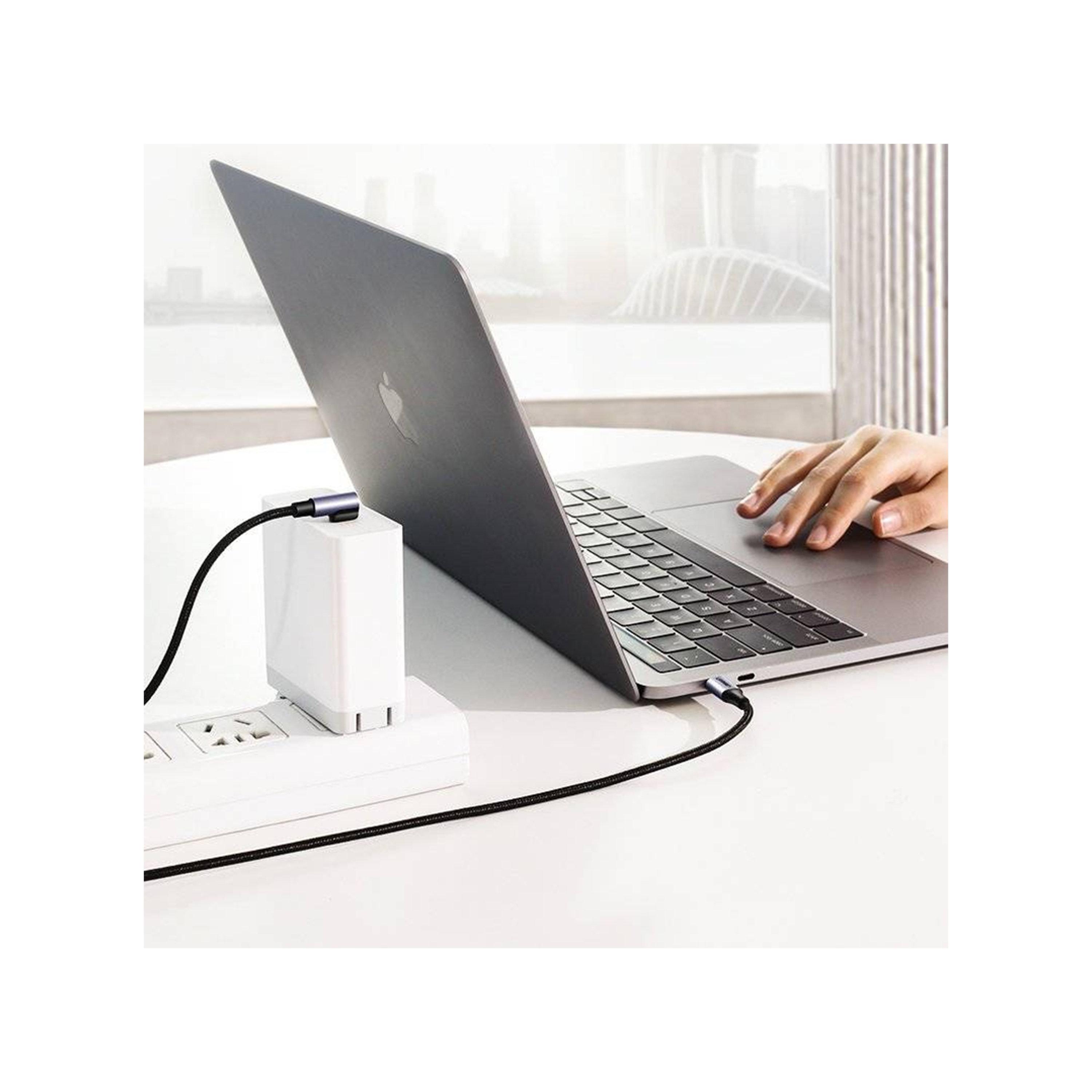 Ugreen Fast Charging Cable Right Angle USB-C to USB-C 3m 60W - Black-electronics-accessories-mobileaccesories-image-5