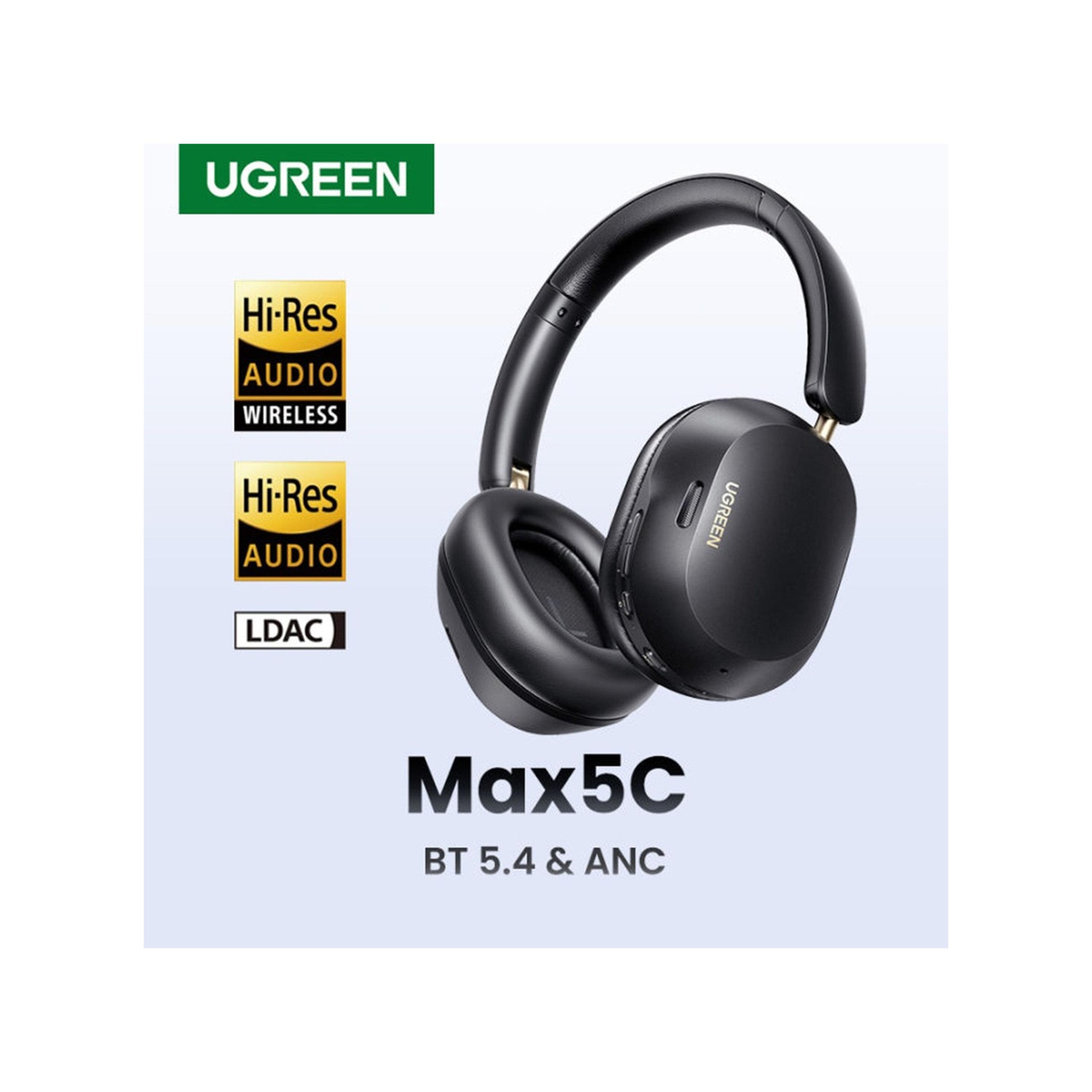 Ugreen Headphones HiTune Max5c Hybrid Active Noise-Cancelling - Light Blue-electronics-headphonesandearphones-image-2