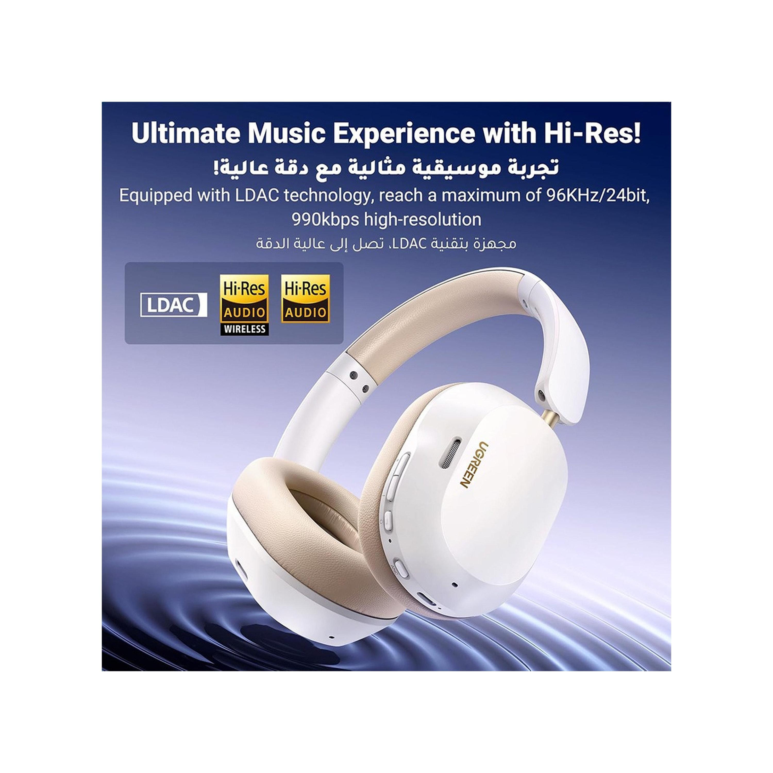 Ugreen Headphones HiTune Max5c Hybrid Active Noise-Cancelling - Light Blue-electronics-headphonesandearphones-image-5