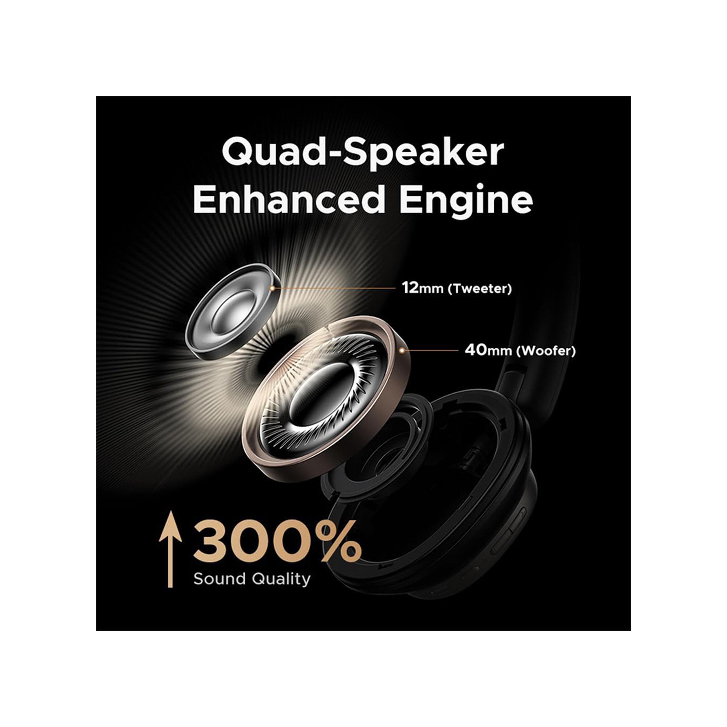 Ugreen Headphones Studio Pro HiTune Max6 120hr Hybrid ANC - Black-electronics-headphonesandearphones-image-3