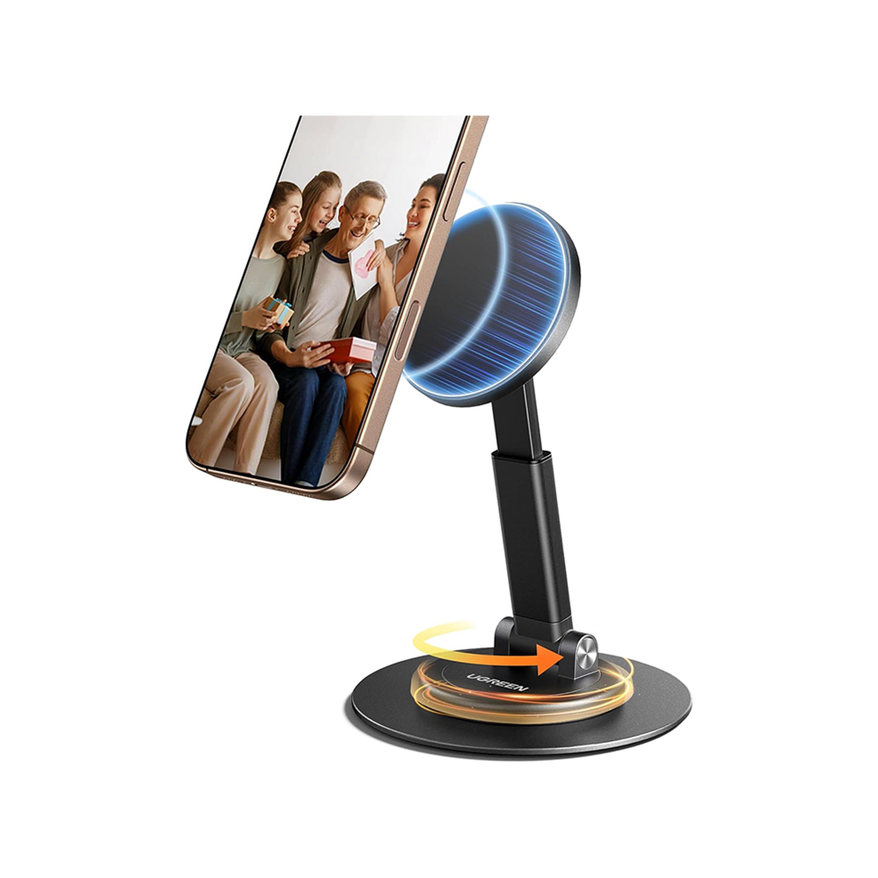 Ugreen Mount 360 Rotation Adjustable Magsafe Magnetic Table Phone Stand - Black-electronics-accessories-mobileaccesories-image-2
