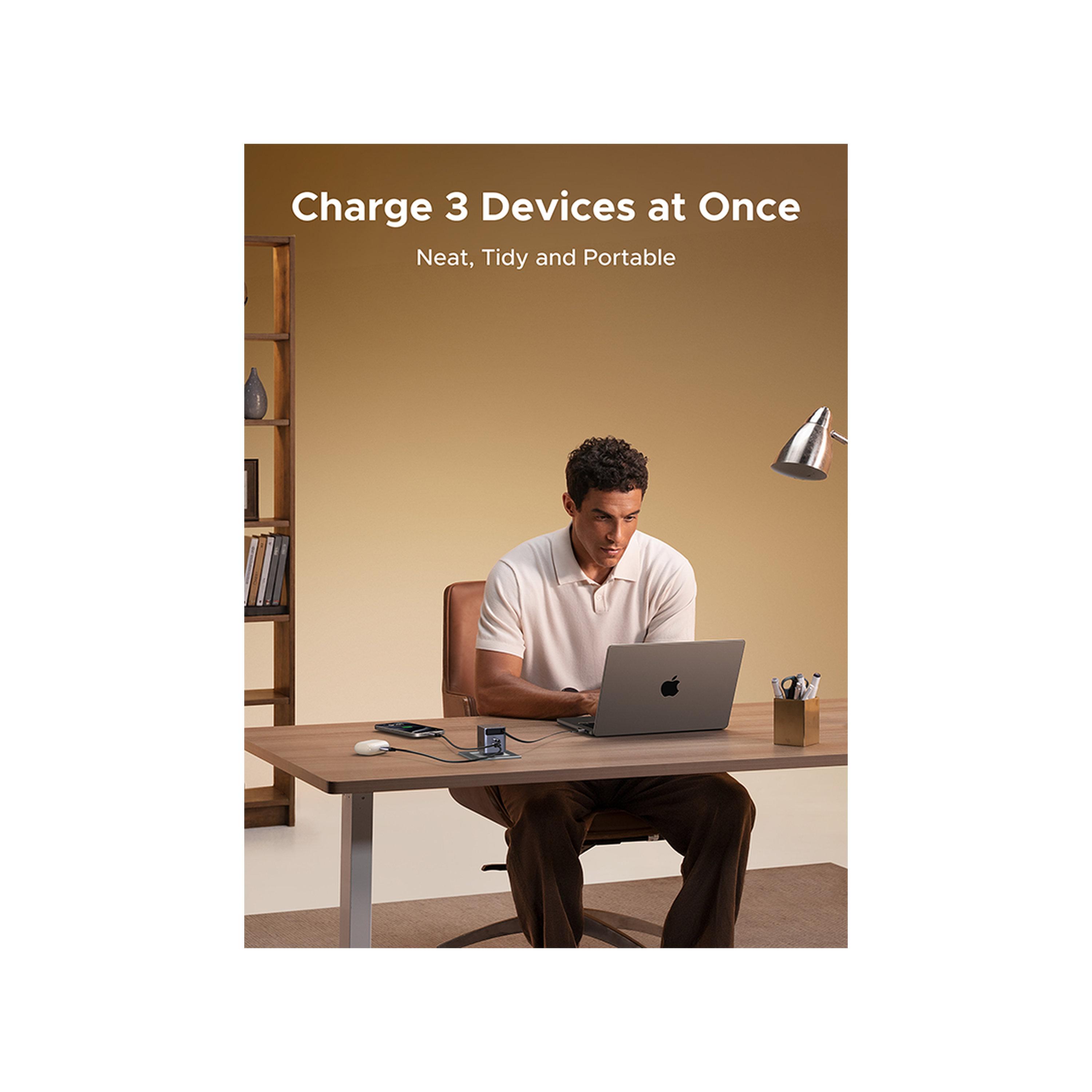 Ugreen Nexode Pro Wall Charger With Retractable Cable USB-C and USB Ports 65W - Grey-electronics-accessories-mobileaccesories-image-5