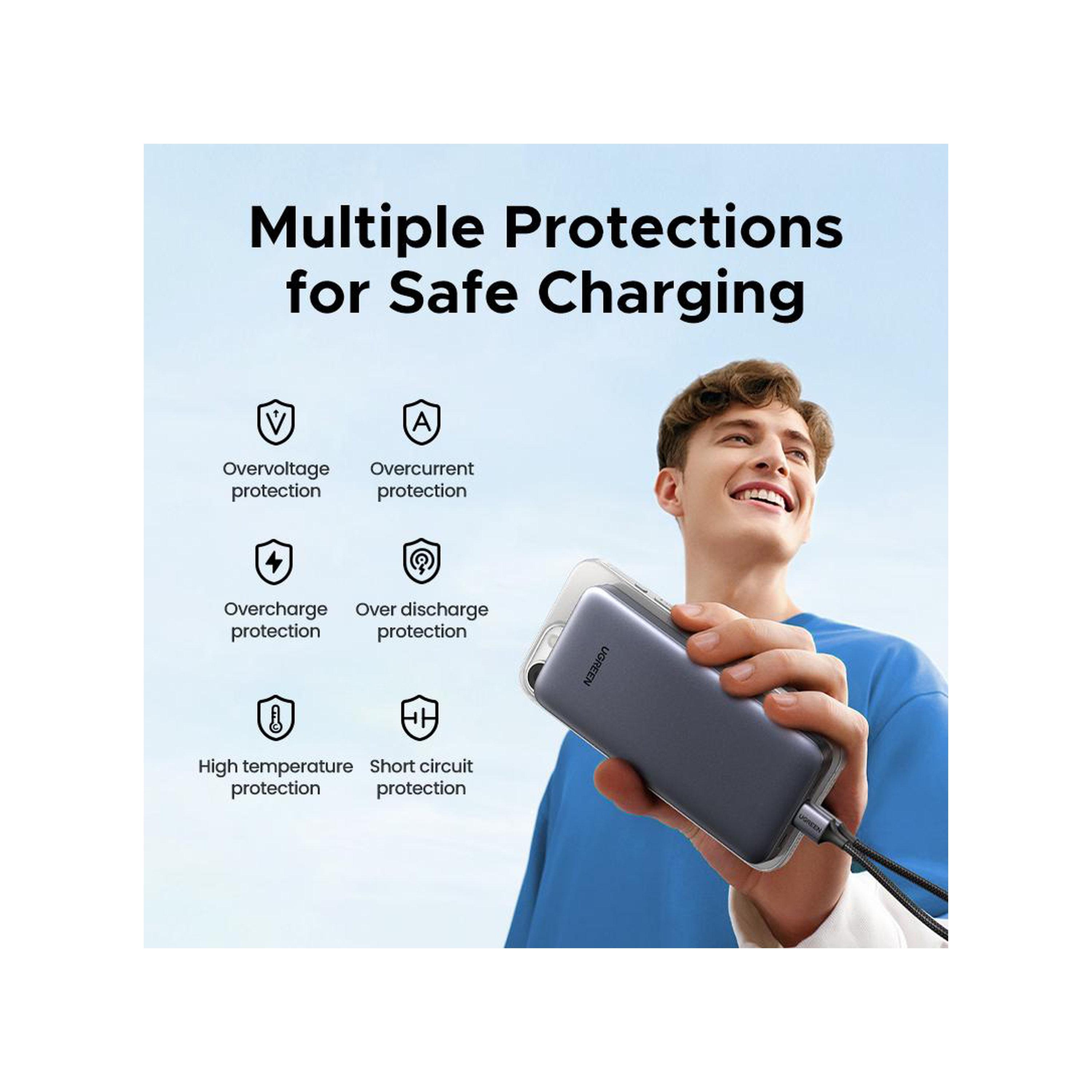 Ugreen Power Bank Nexode 2 USB-C and USB Ports 10000mAh 30W - Grey-electronics-portabledevices-image-4