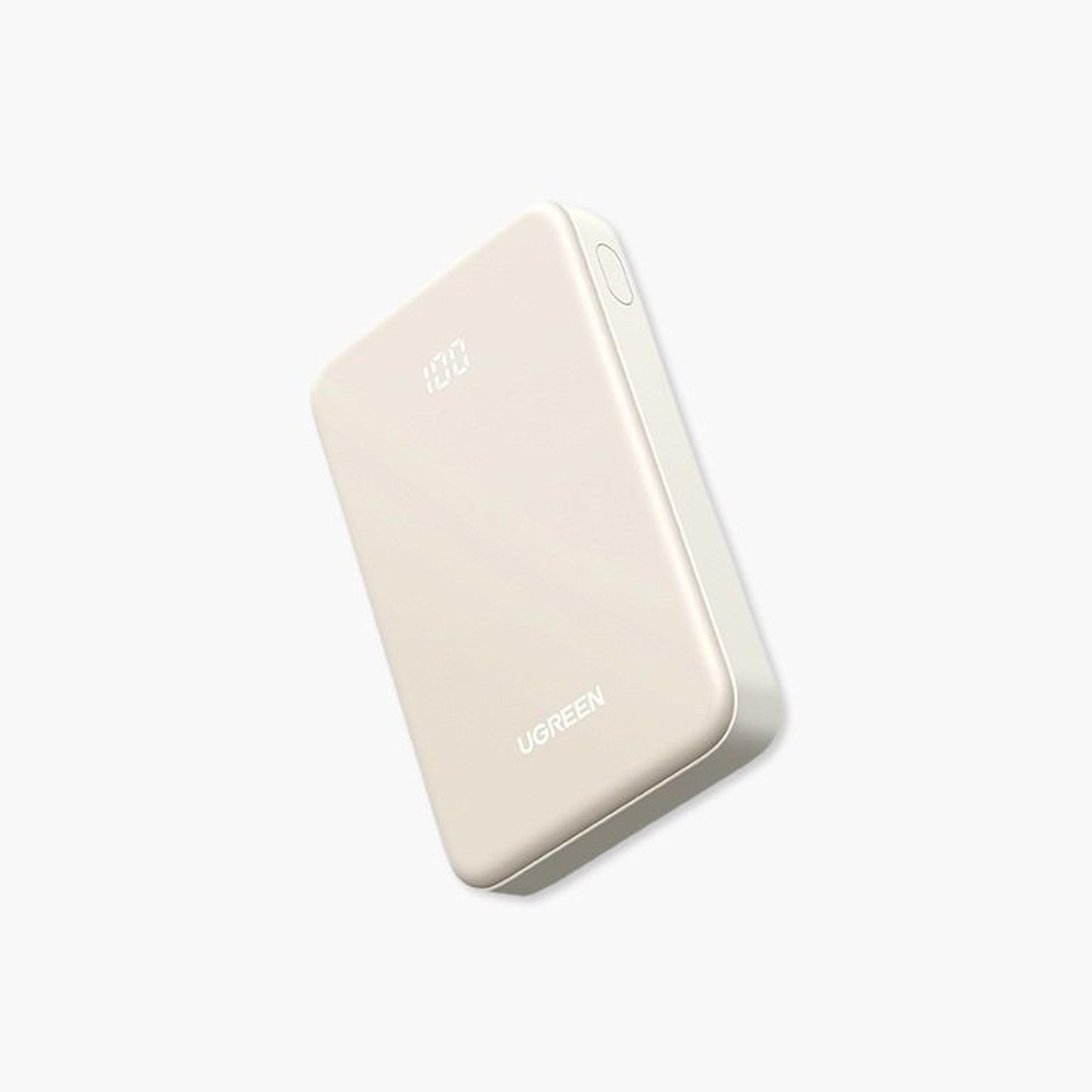 Ugreen PowerBank Two-Way Fast Charge 2 USB-C and USB Ports 20000mAh 30W - Beige-electronics-portabledevices-image-1