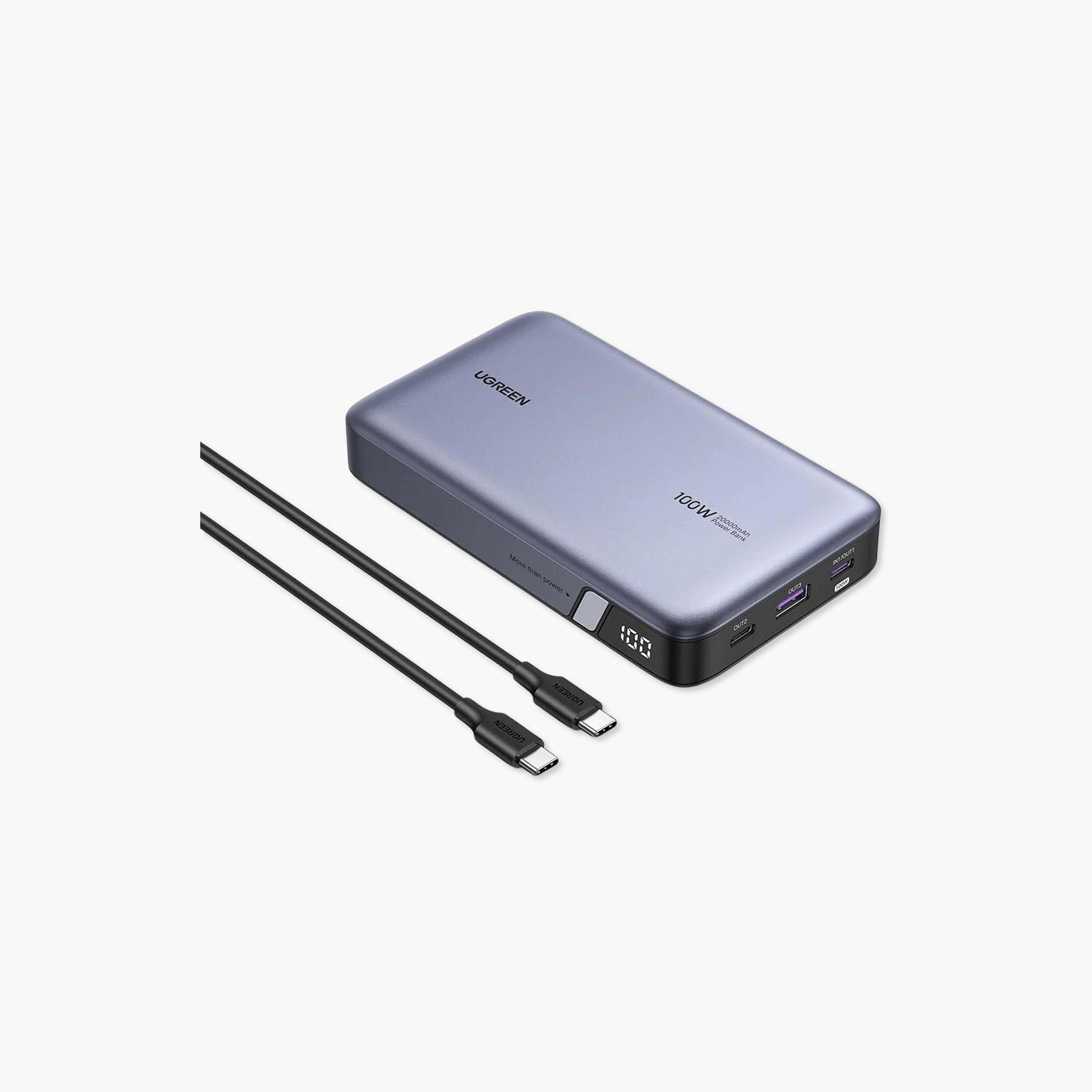 Ugreen PowerBank Two-Way Fast Charging 20000mAh 100W - Grey-electronics-portabledevices-image-1