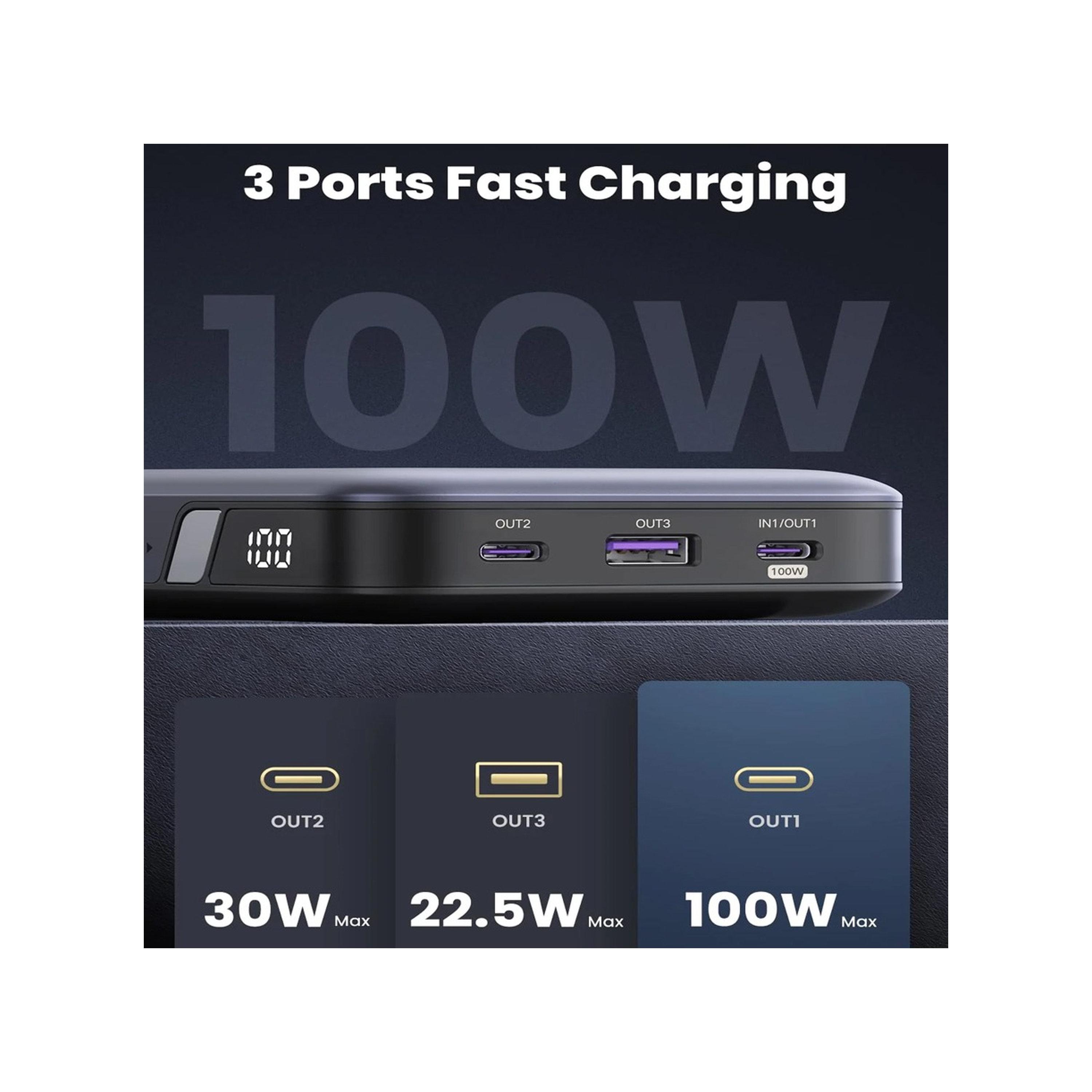 Ugreen PowerBank Two-Way Fast Charging 20000mAh 100W - Grey-electronics-portabledevices-image-3