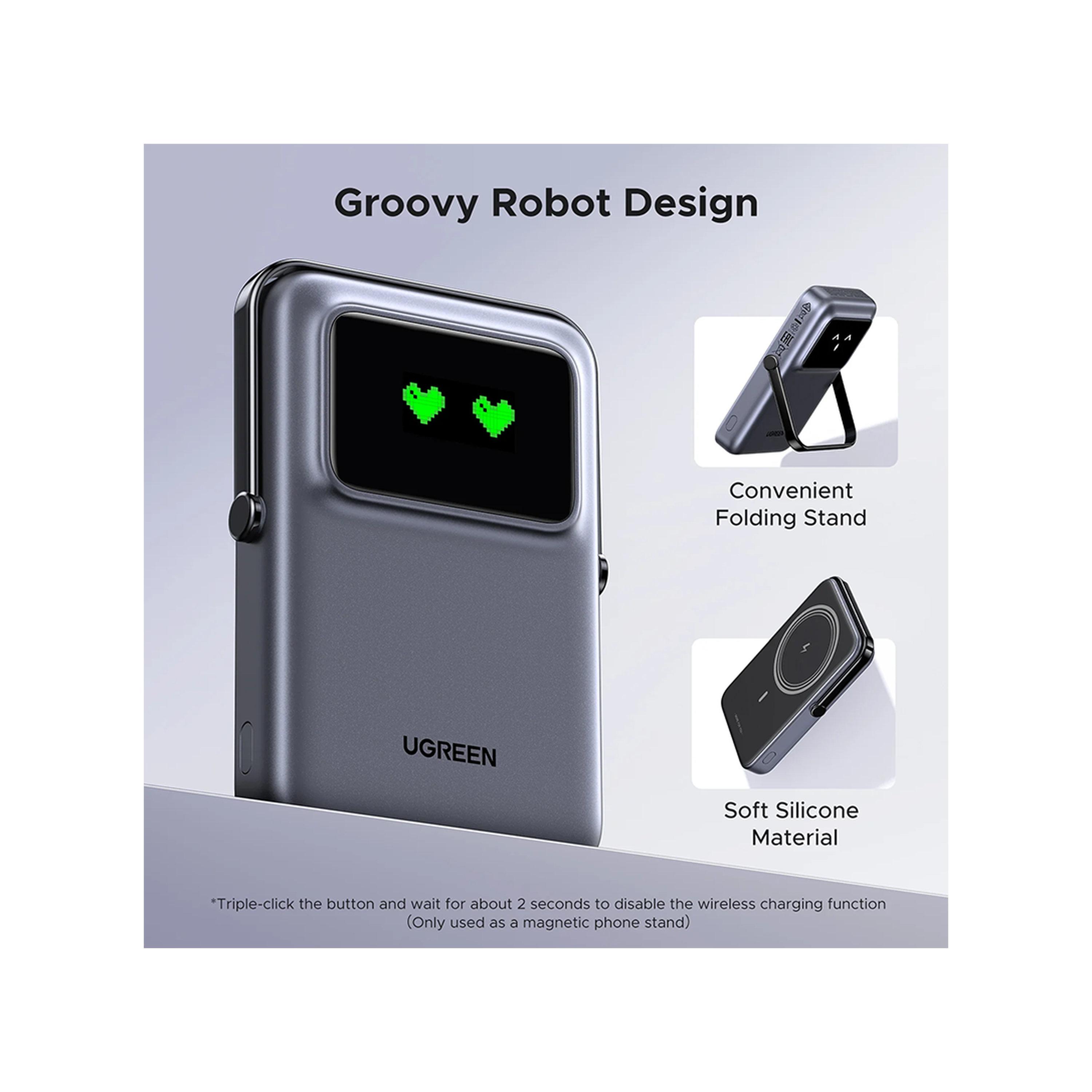 Ugreen Uno Magnetic Wireless Power Bank Magsafe 10000mAh 20W - Purple-electronics-portabledevices-image-3