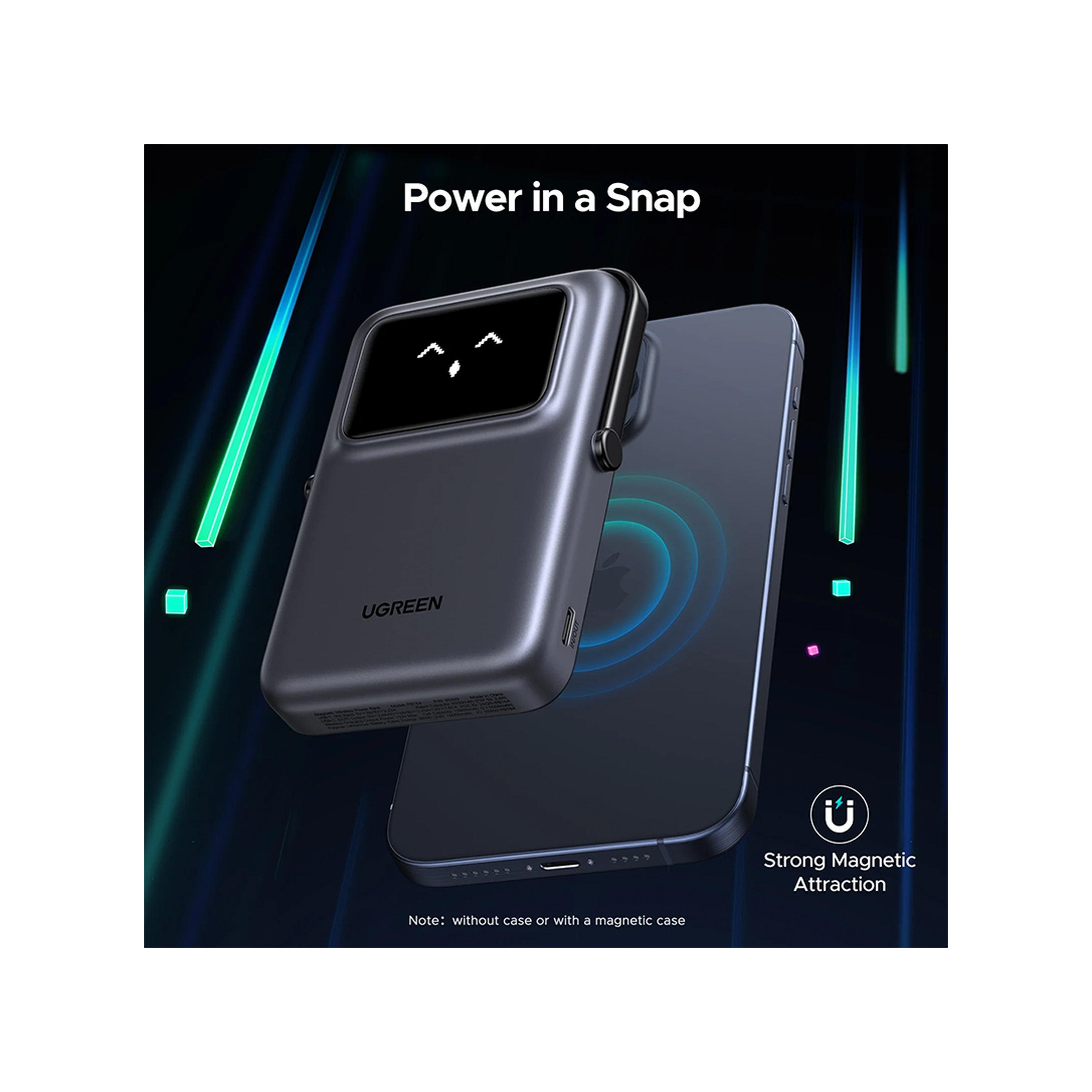 Ugreen Uno Magnetic Wireless Power Bank Magsafe 10000mAh 20W - Purple-electronics-portabledevices-image-4
