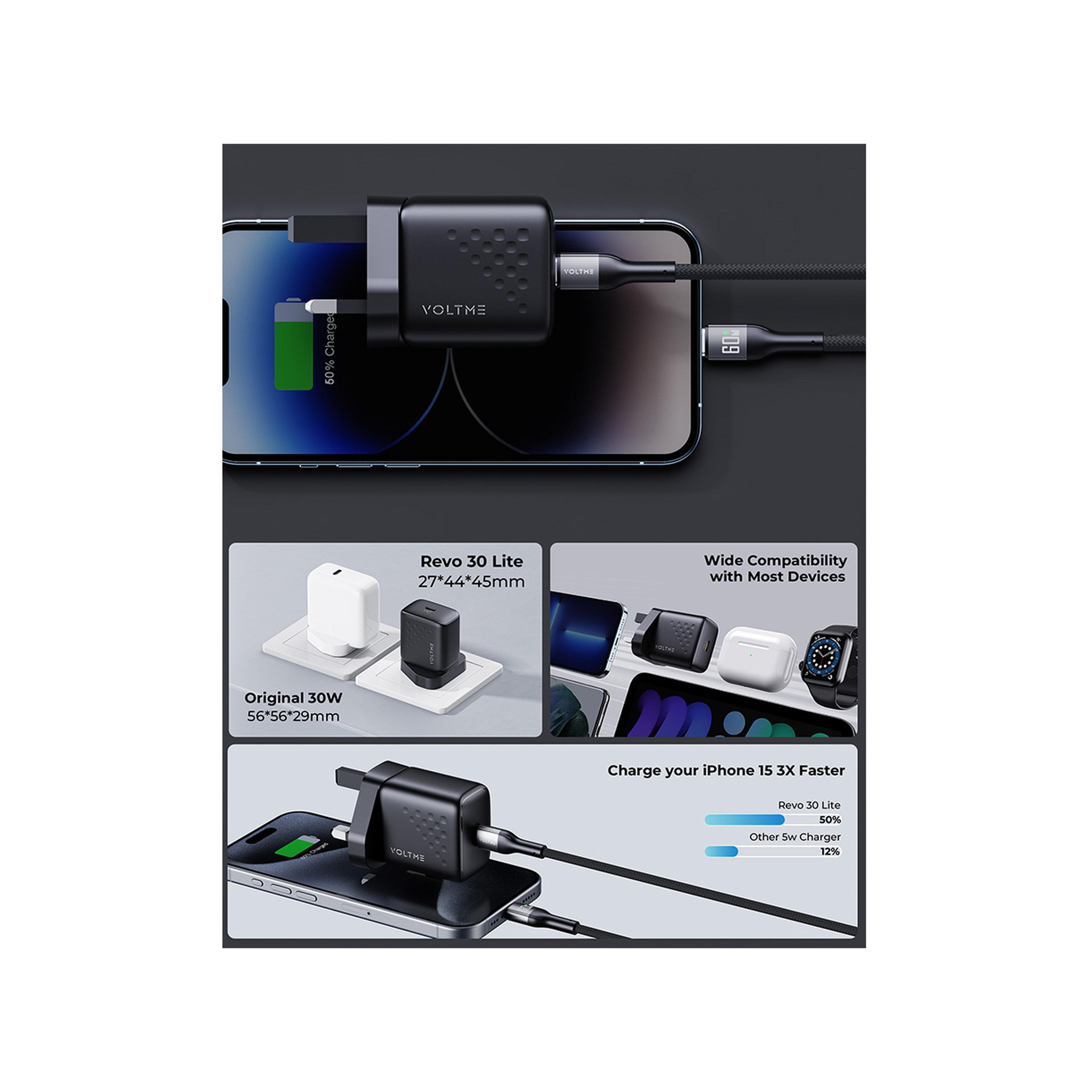 Voltme Charger Package Hypercore 10000mAh and Wall Charger and Cable - Deep Blue-electronics-accessories-mobileaccesories-image-3