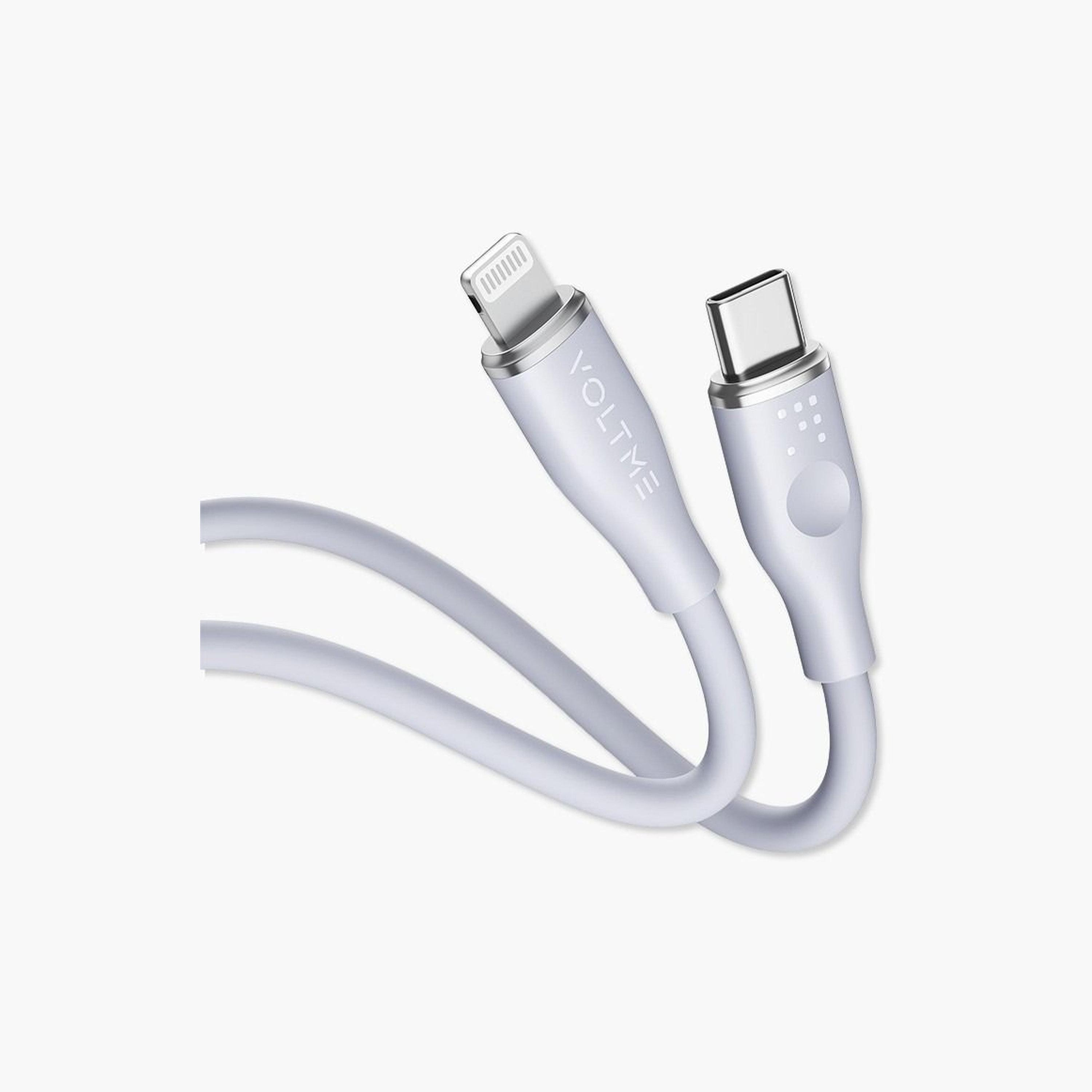 Voltme Moss Series Cable USB-C To Lightning 1.2m 30W - Grey-electronics-accessories-mobileaccesories-image-1