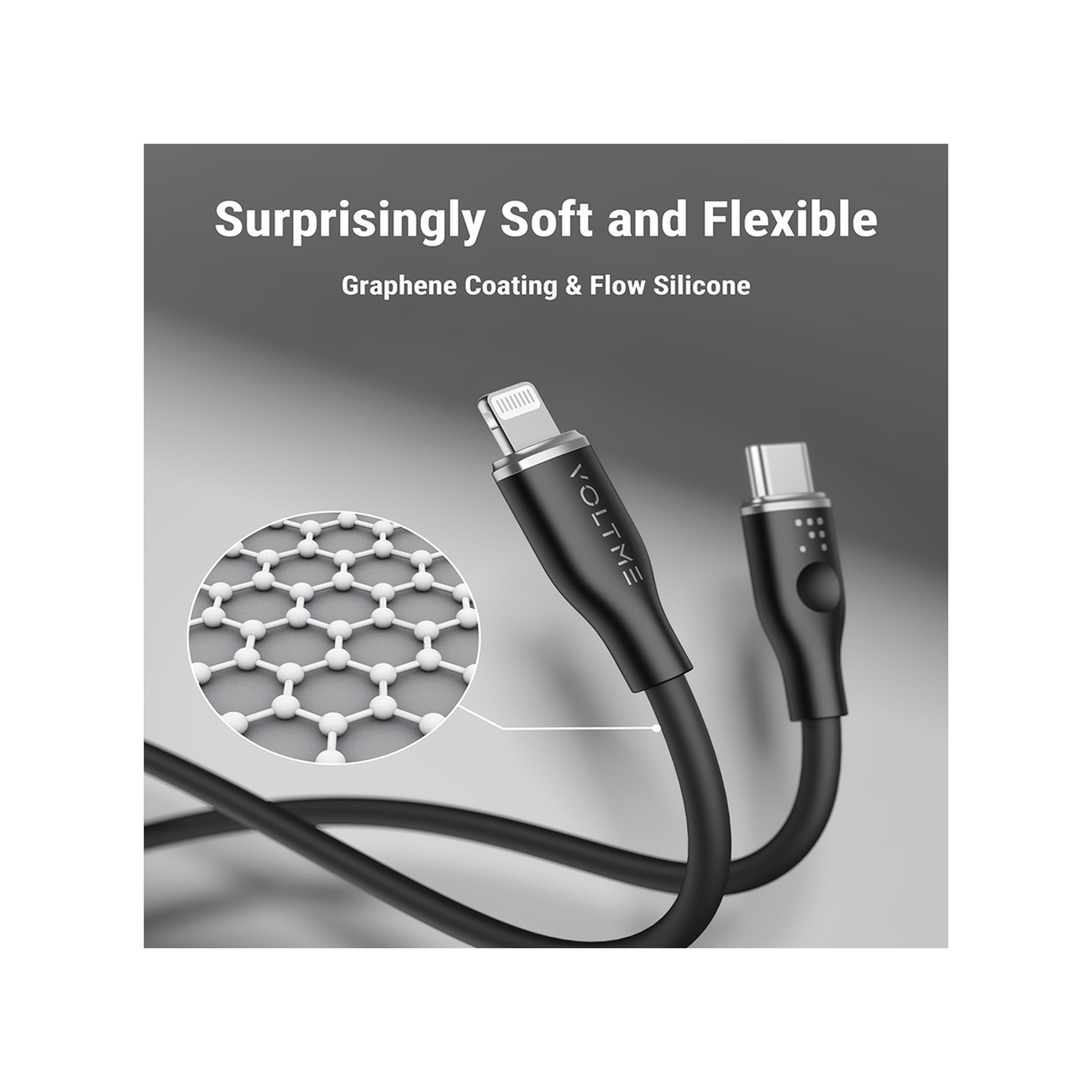 Voltme Moss Series Cable USB-C To Lightning 2m 30W - Black-electronics-accessories-mobileaccesories-image-4