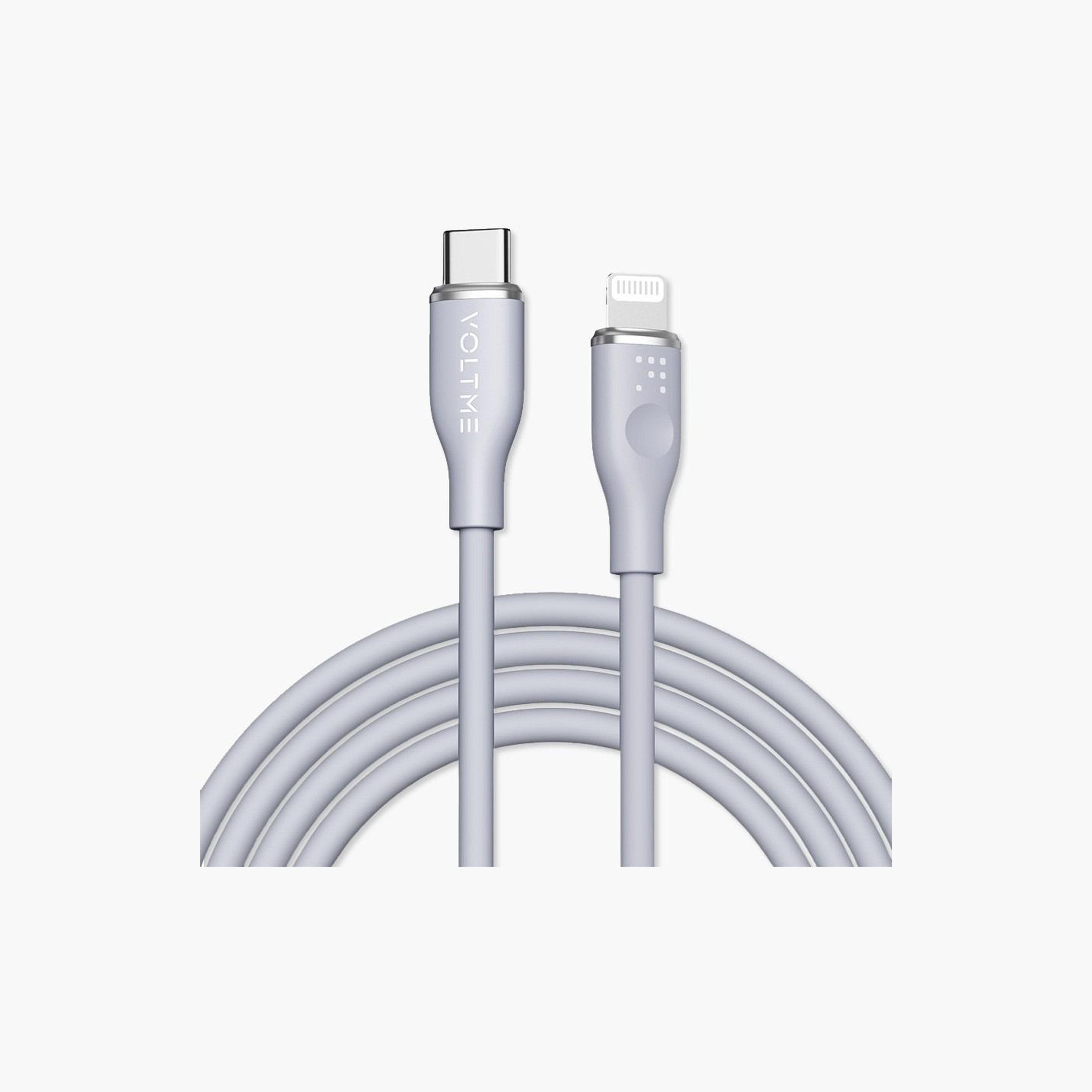 Voltme Moss Series Cable USB-C To Lightning 2m 30W - Green-electronics-accessories-mobileaccesories-image-1