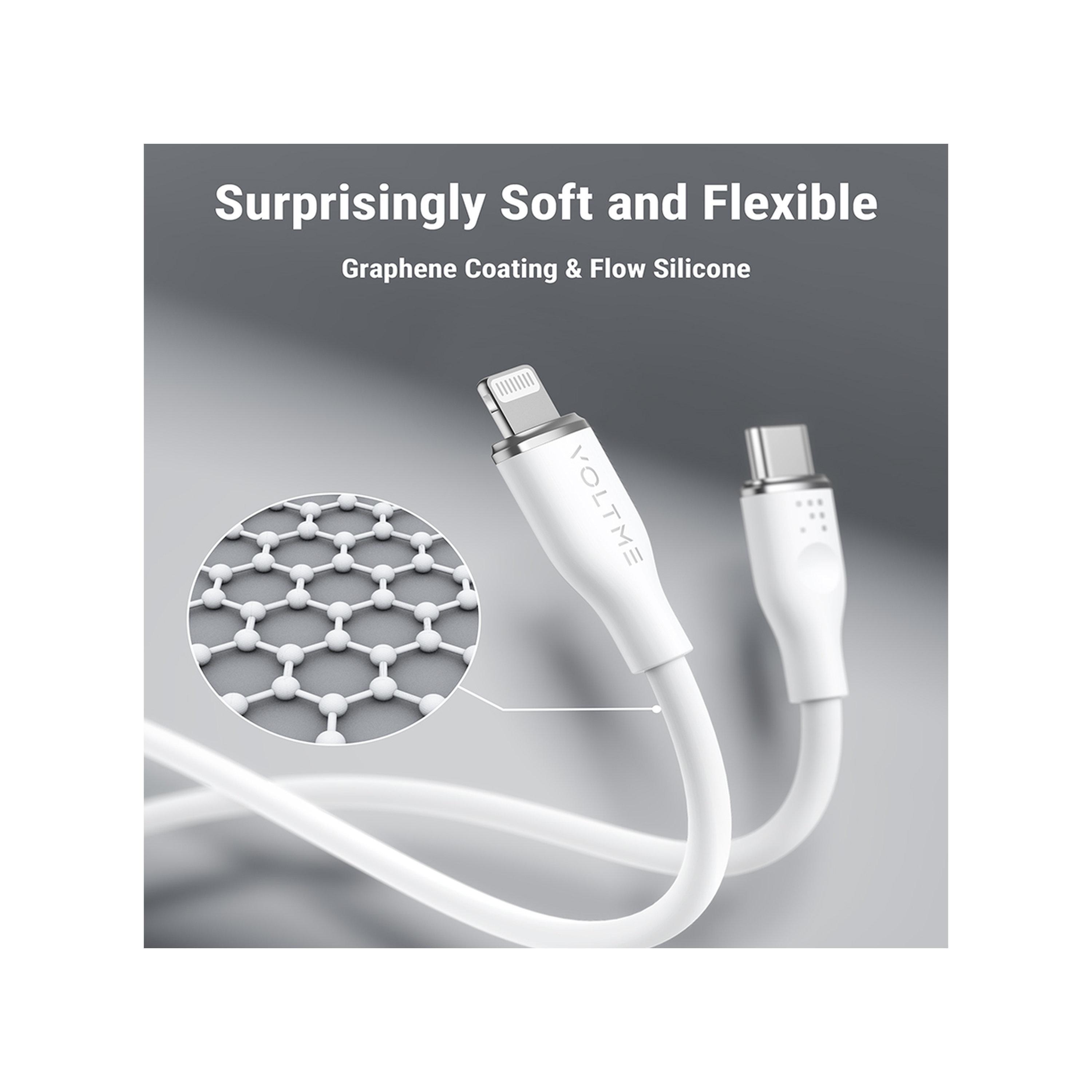 Voltme Moss Series Cable USB-C To Lightning 2m 30W - White-electronics-accessories-mobileaccesories-image-4