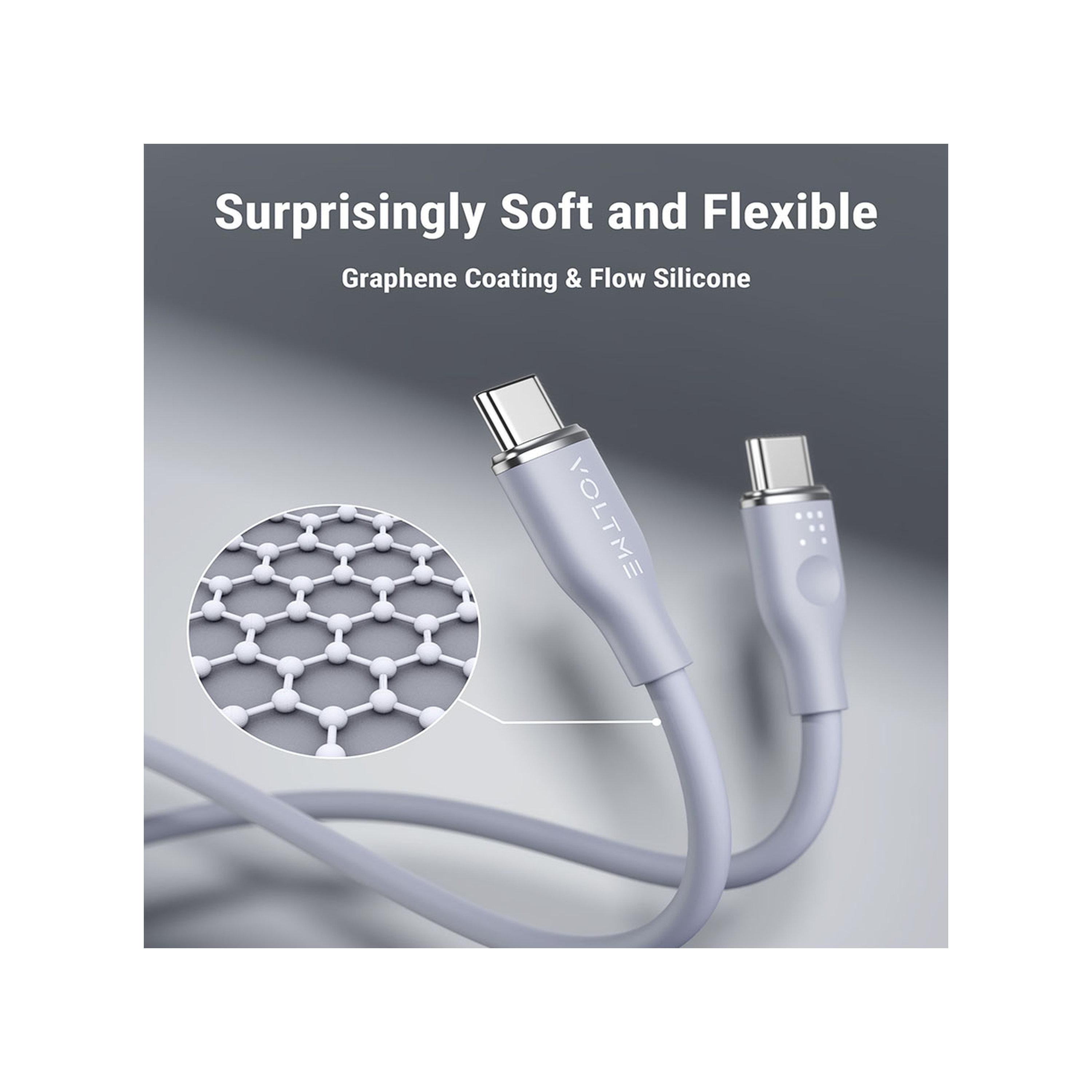 Voltme Moss Series Cable USB-C To USB-C 1.8m 100W - Grey-electronics-accessories-mobileaccesories-image-5