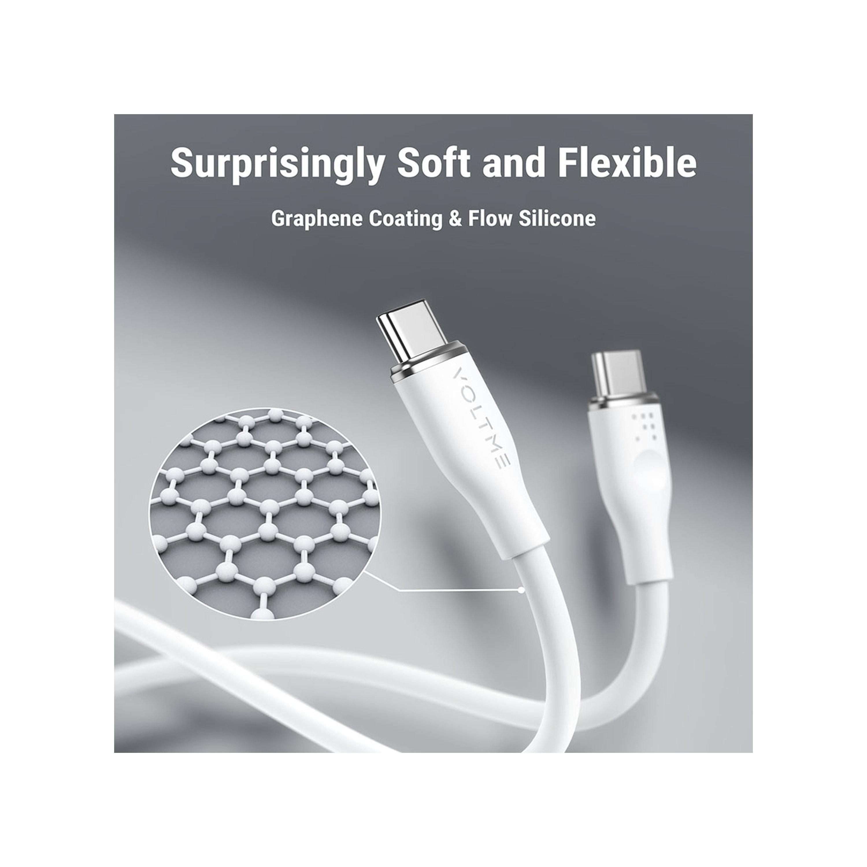 Voltme Moss Series Cable USB-C To USB-C 1.8m 100W - White-electronics-accessories-mobileaccesories-image-4