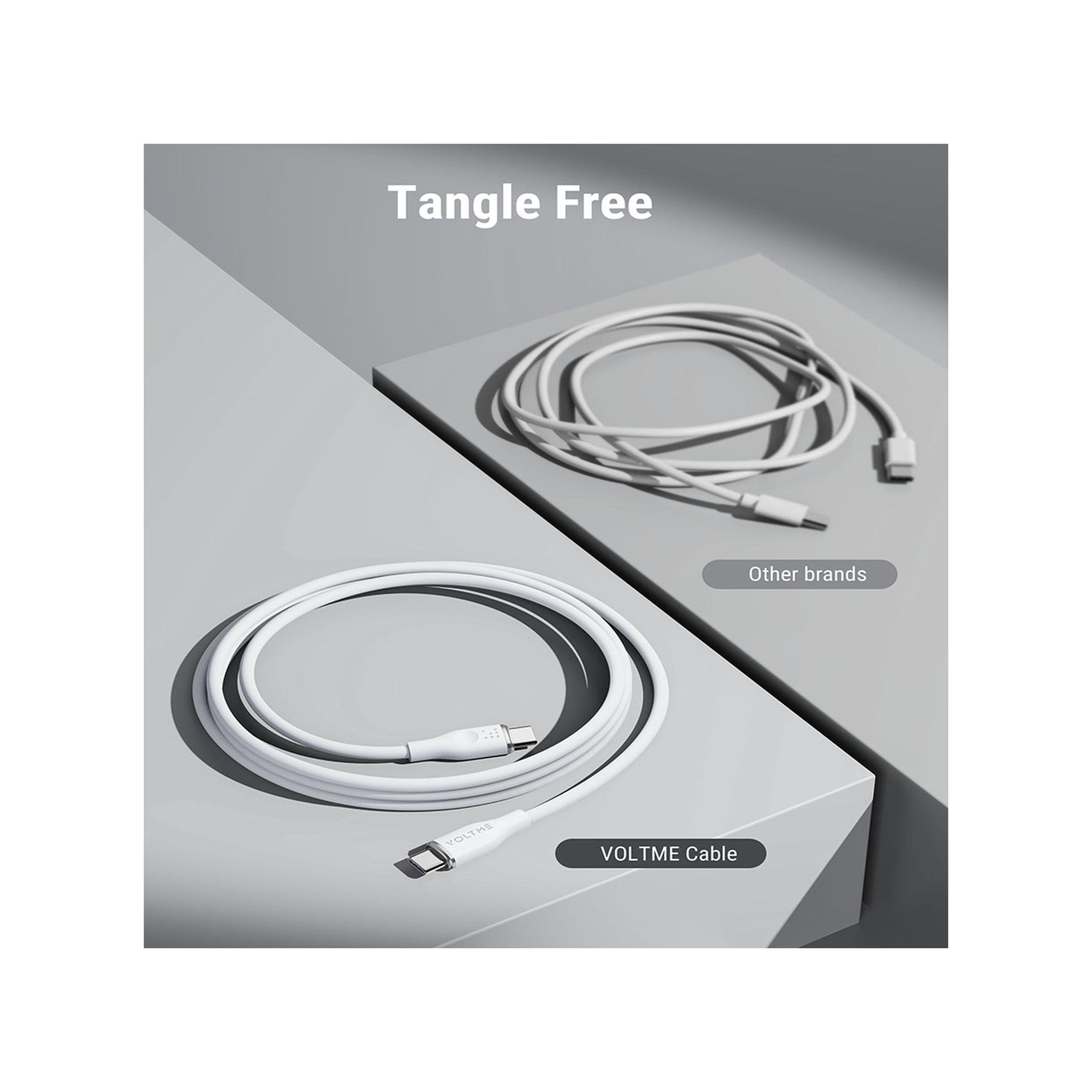 Voltme Moss Series Cable USB-C To USB-C 1.8m 100W - White-electronics-accessories-mobileaccesories-image-5