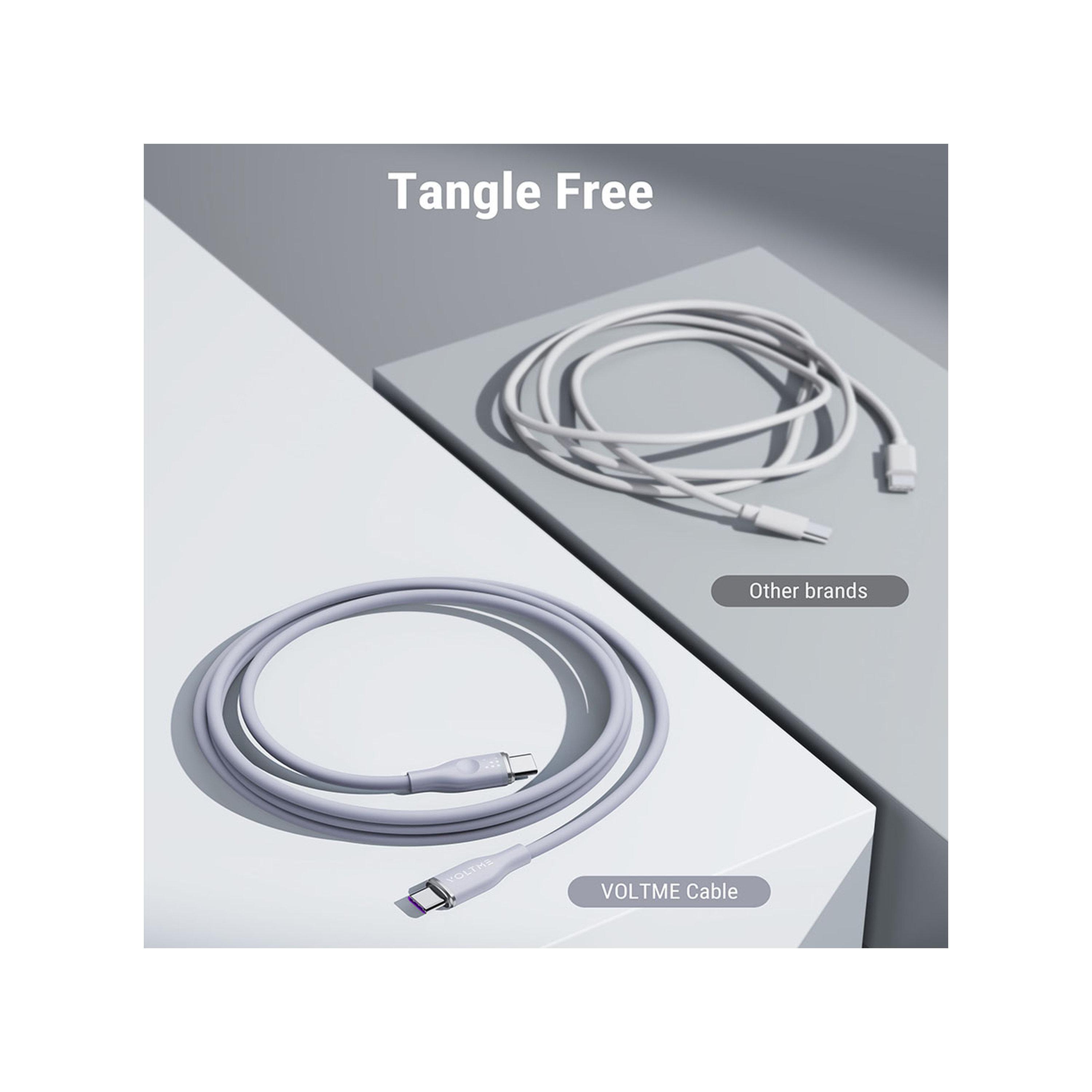 Voltme Moss Series Cable USB-C To USB-C 1m 100W - Grey-electronics-accessories-mobileaccesories-image-5