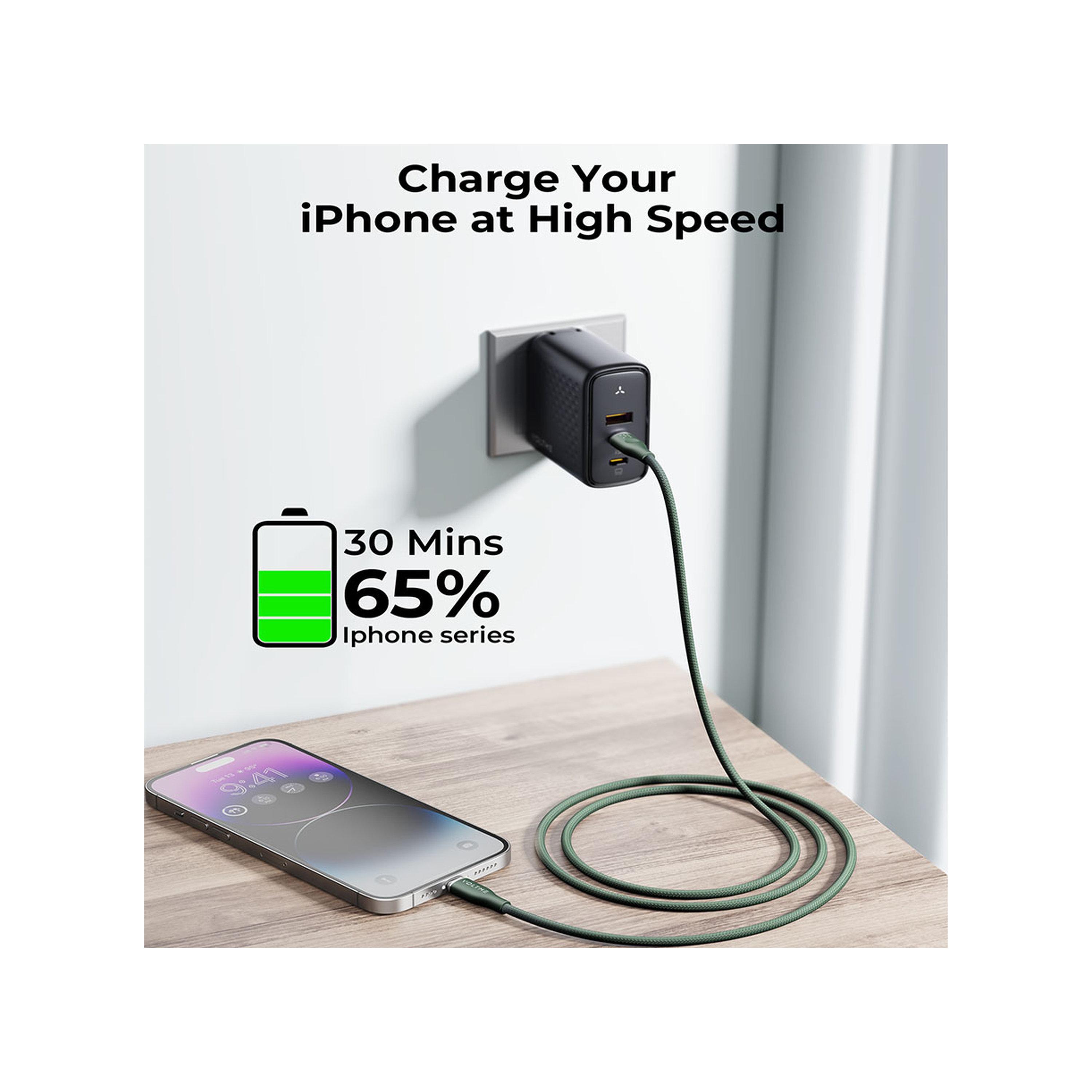 Voltme Rugg Series Nylon Cable USB-C To Lightning 1.2m 30W - Green-electronics-accessories-mobileaccesories-image-5