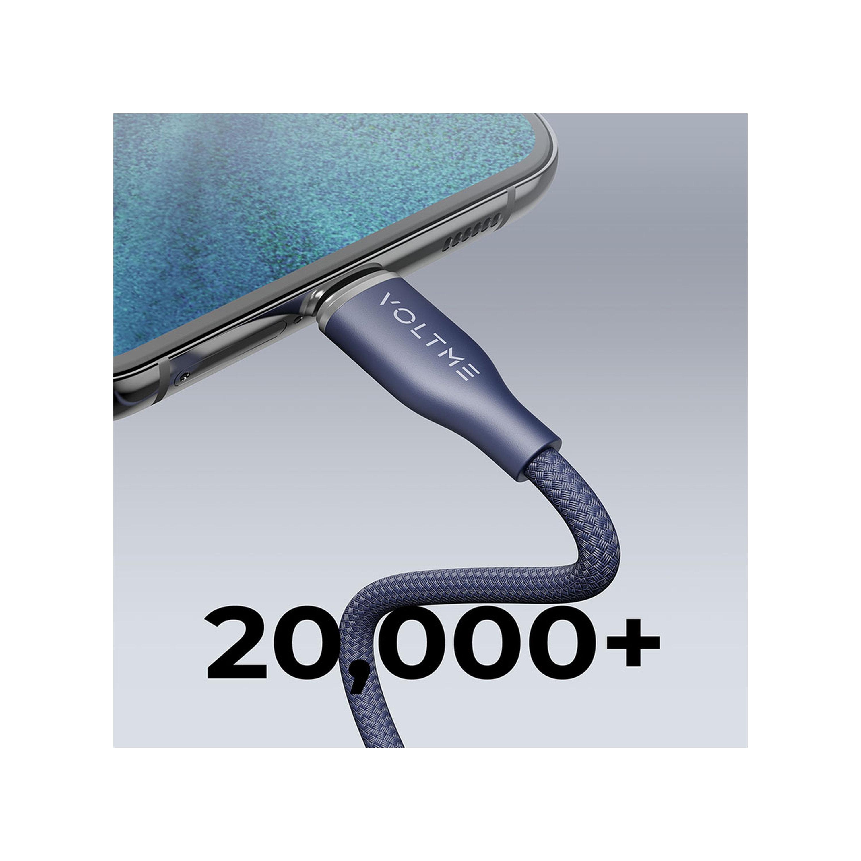 Voltme Rugg Series Nylon Cable USB-C To USB-C 1.8m 60W - Blue-electronics-accessories-mobileaccesories-image-4