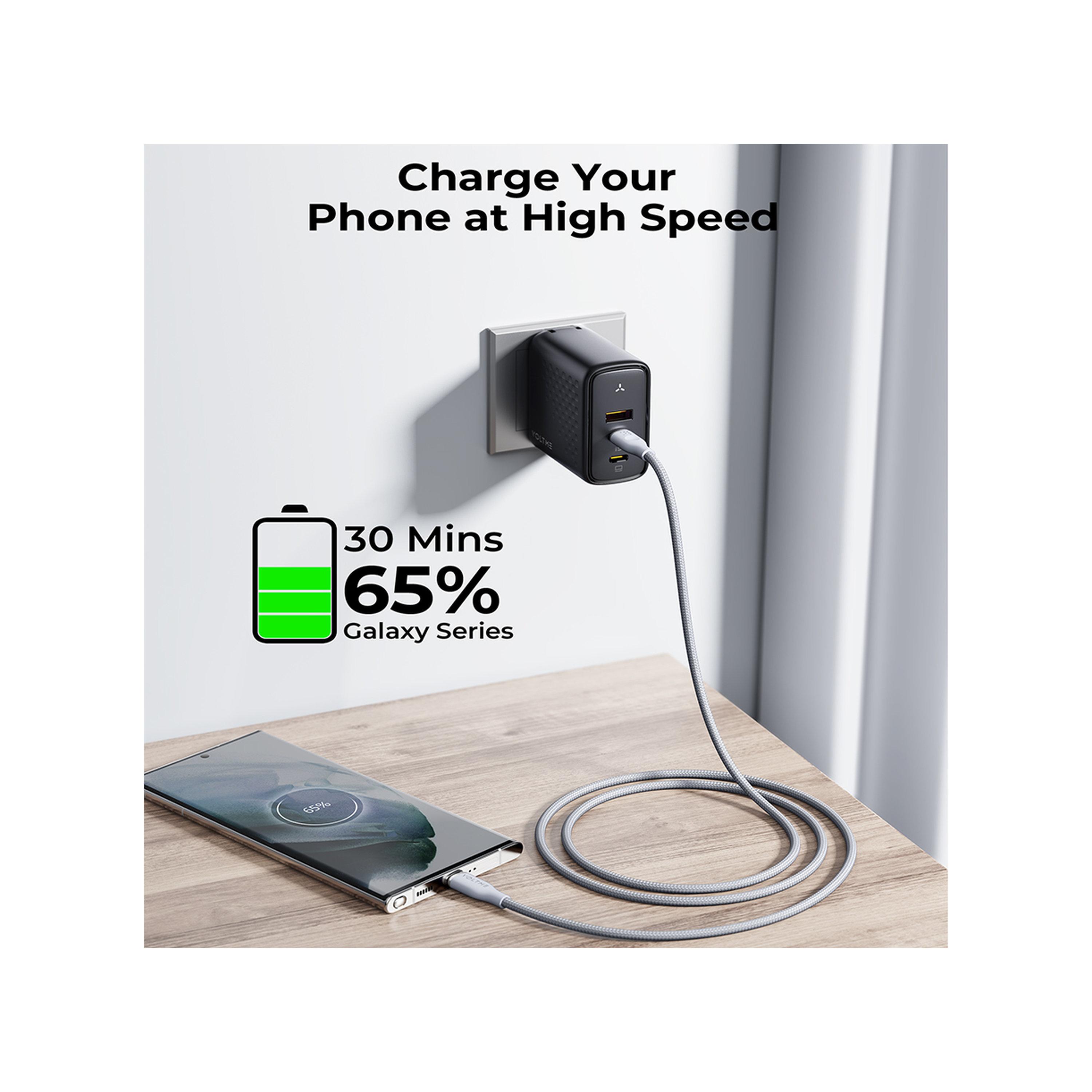 Voltme Rugg Series Nylon Cable USB-C To USB-C 1m 60W - Grey-electronics-accessories-mobileaccesories-image-5