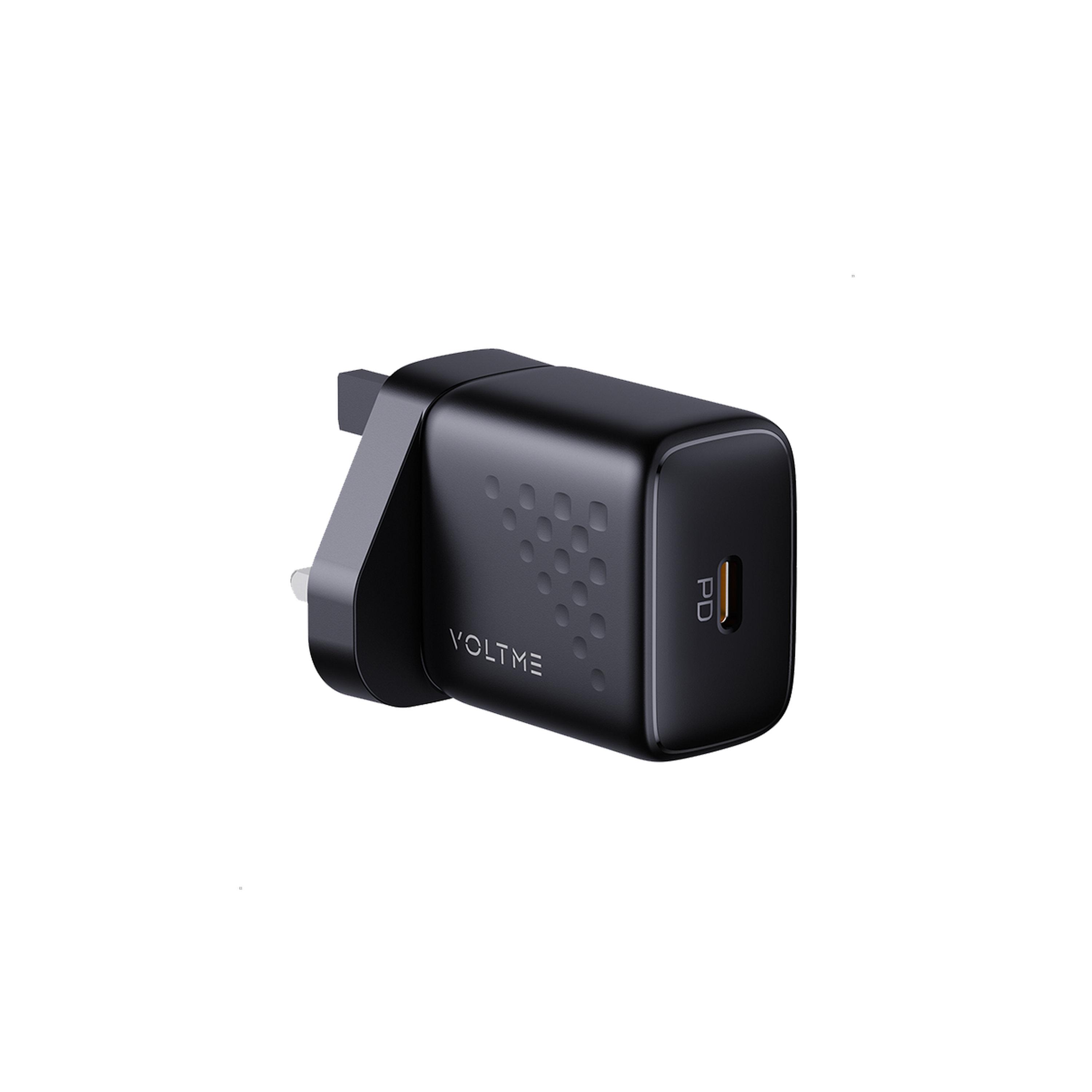Voltme Wall Charger Revo Lite USB-C 30W With Cable - Black-electronics-accessories-mobileaccesories-image-2