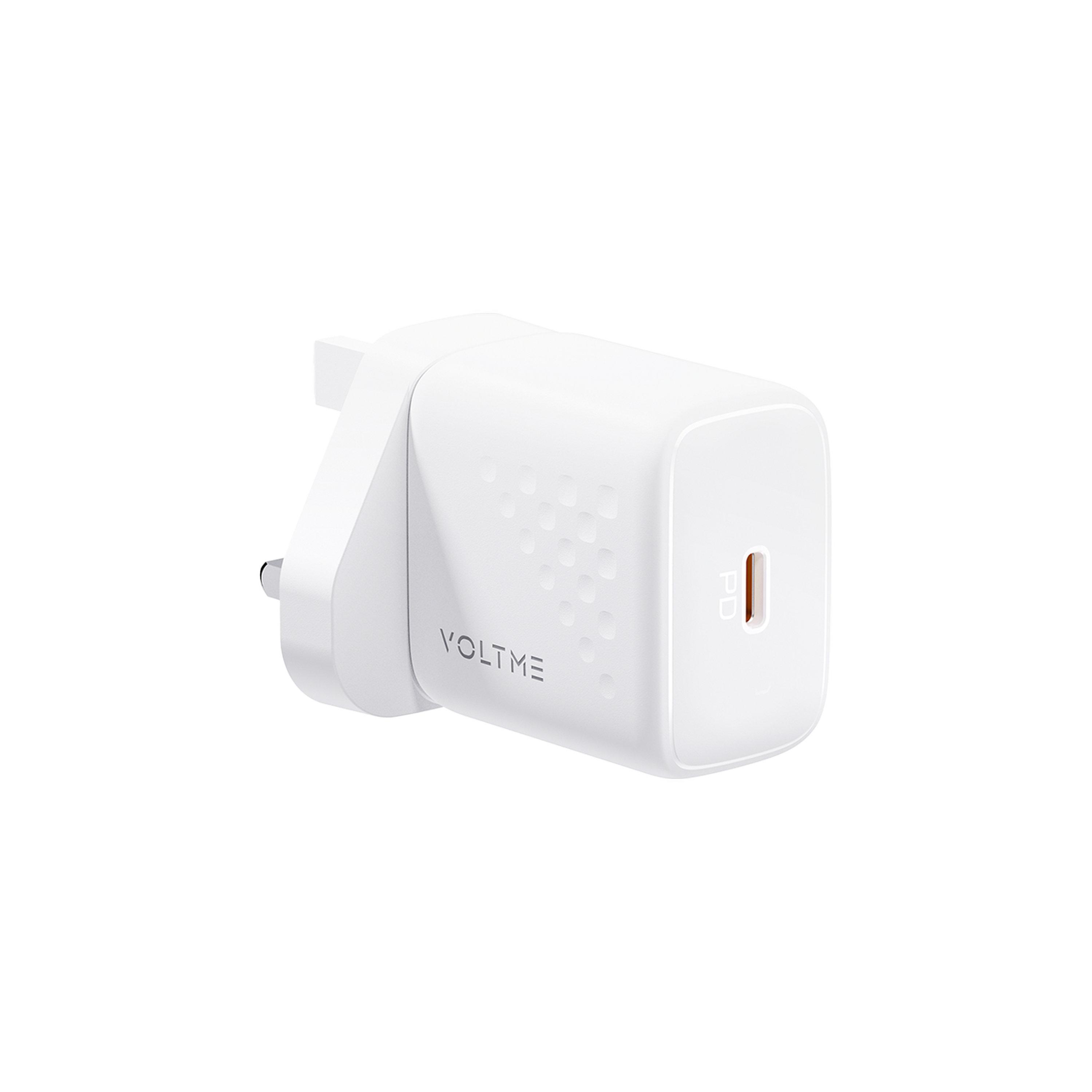 Voltme Wall Charger Revo Lite USB-C 30W With Cable - White-electronics-accessories-mobileaccesories-image-2