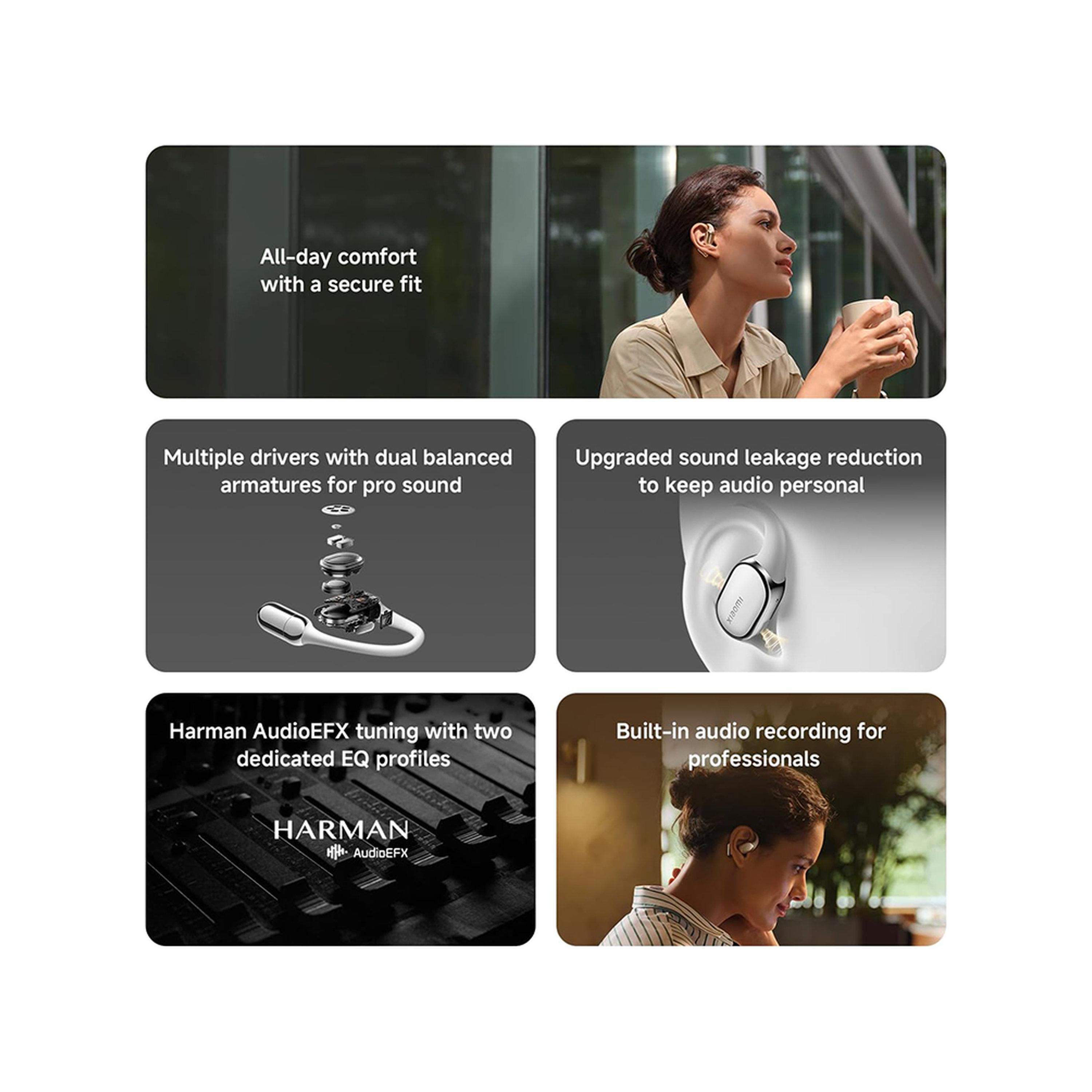 Xiaomi OpenWear Stereo Pro Bluetooth 5.4 Battery Life Up to 45H Harman AudioEFX Lightweight and comfortable  - Graphite Black-electronics-headphonesandearphones-image-5