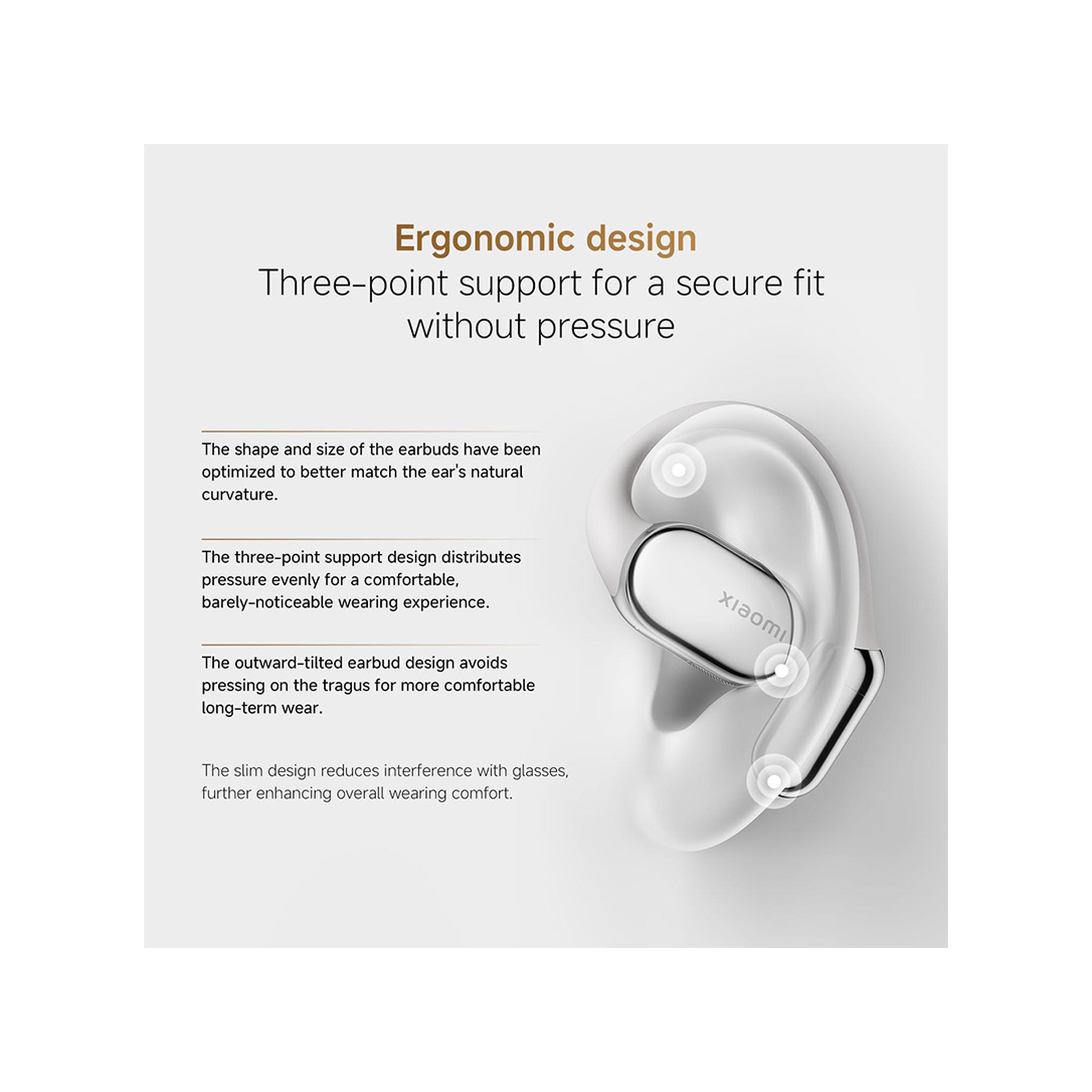 Xiaomi OpenWear Stereo Pro Bluetooth 5.4 Battery Life Up to 45H Harman AudioEFX Lightweight and comfortable - Sand Gold-electronics-headphonesandearphones-image-3
