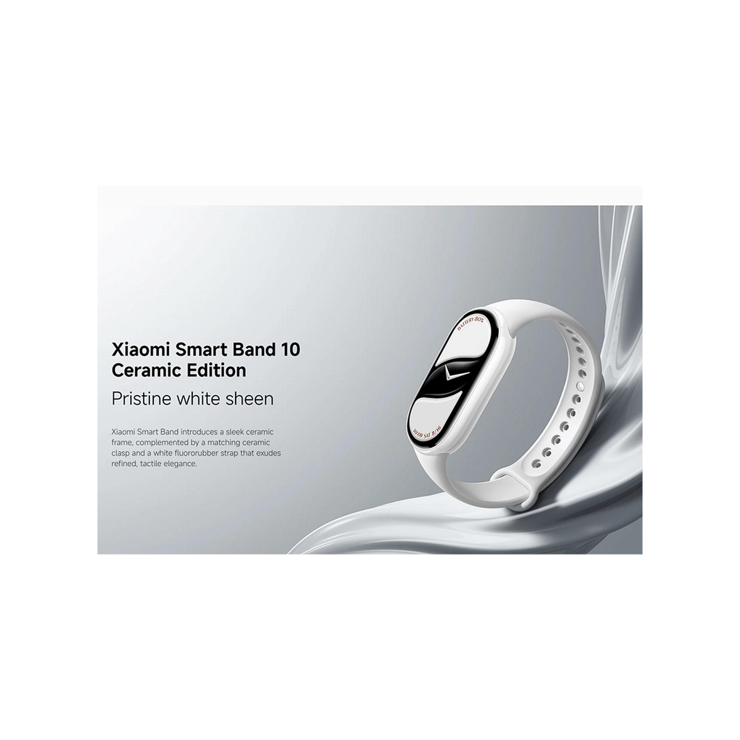Xiaomi Smart Band 10 Ceramic Edition - Pearl White-electronics-smartwatches-image-5