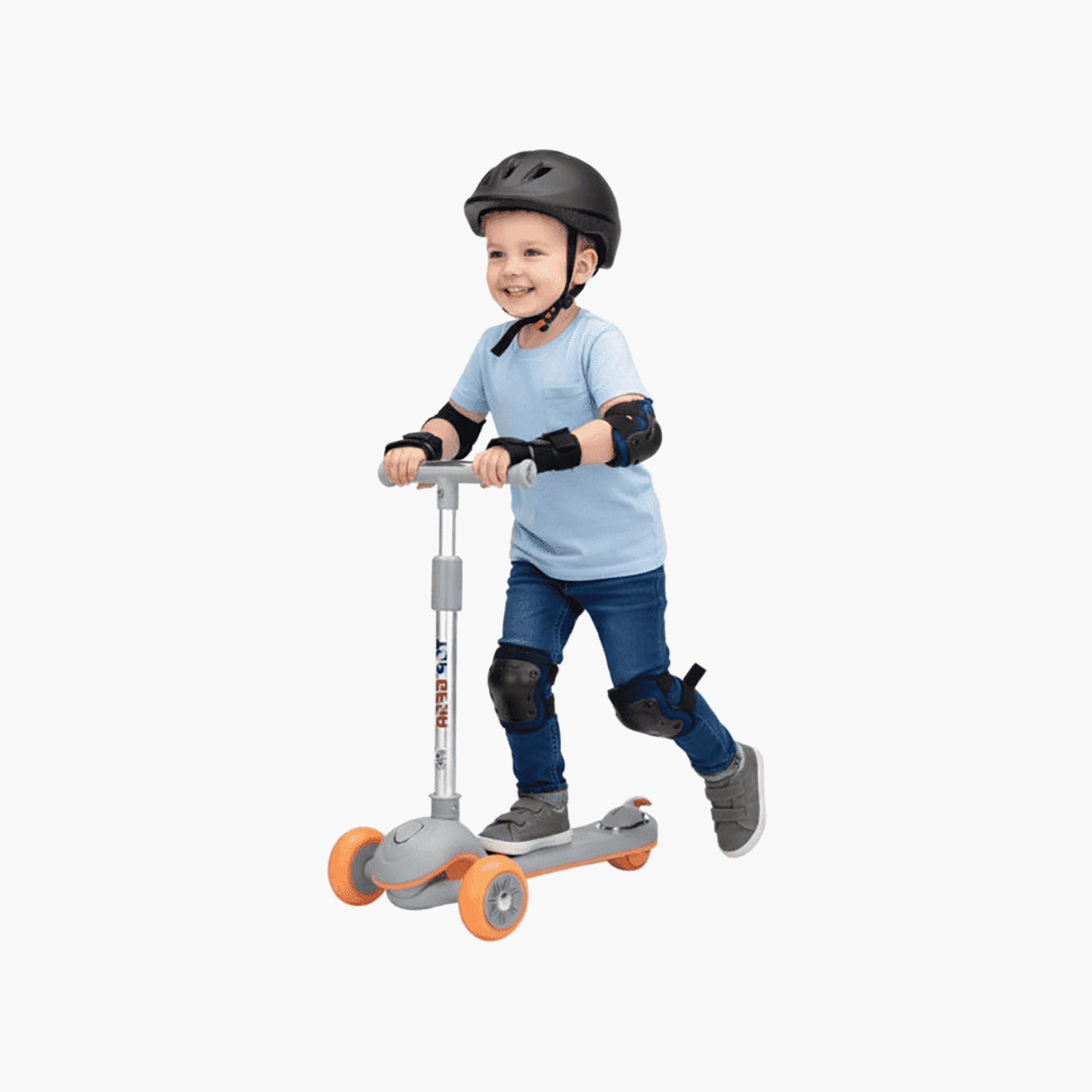Myts 3-Wheel PU Lighting Scooter with Music & Adjustable Handle-toys-outdoor-scooters-image-2