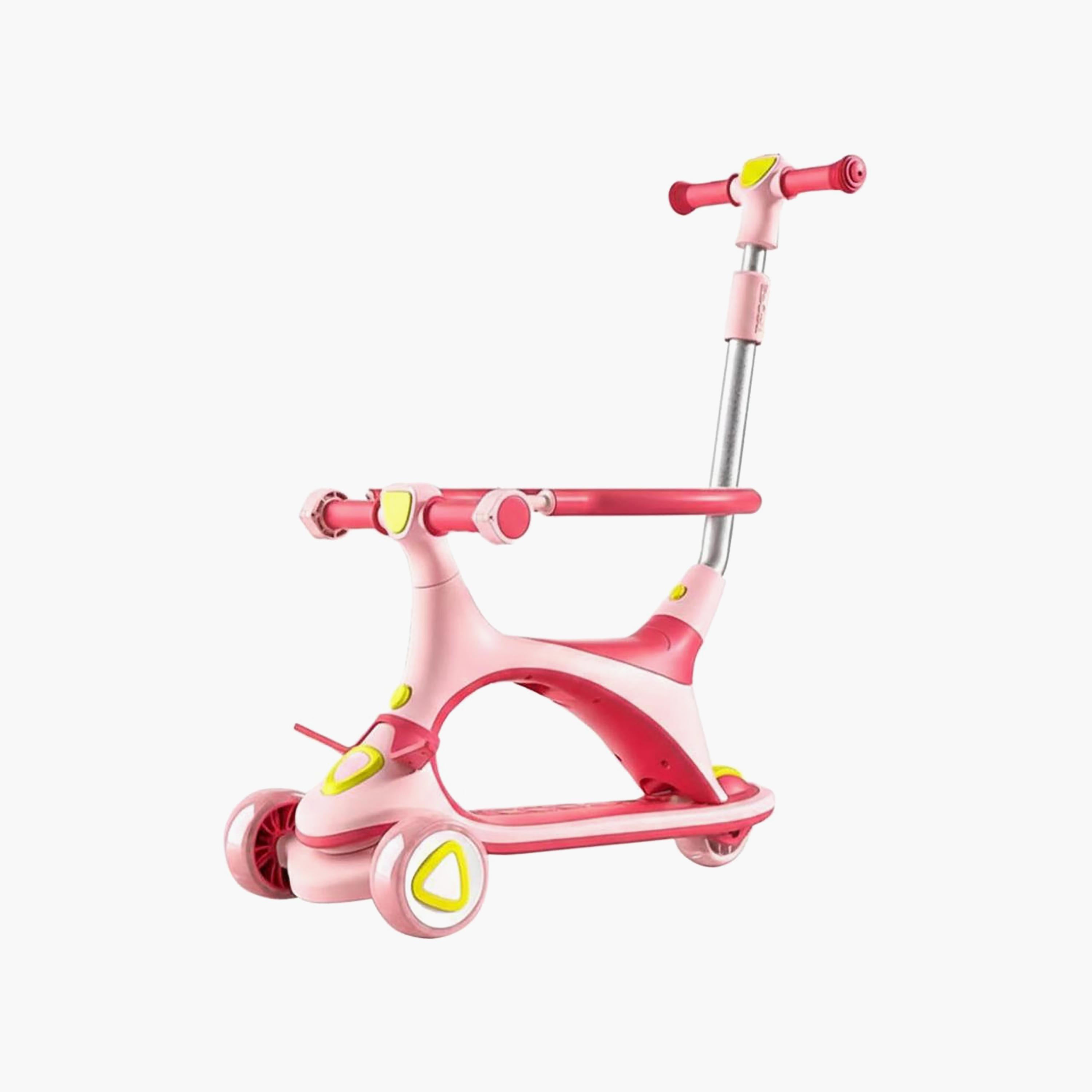 سكوتر "4 في 1" بعجلات "PU لايتينغ" مع حاجز أمان وموسيقى من مايتس-toys-outdoor-scooters-image-1